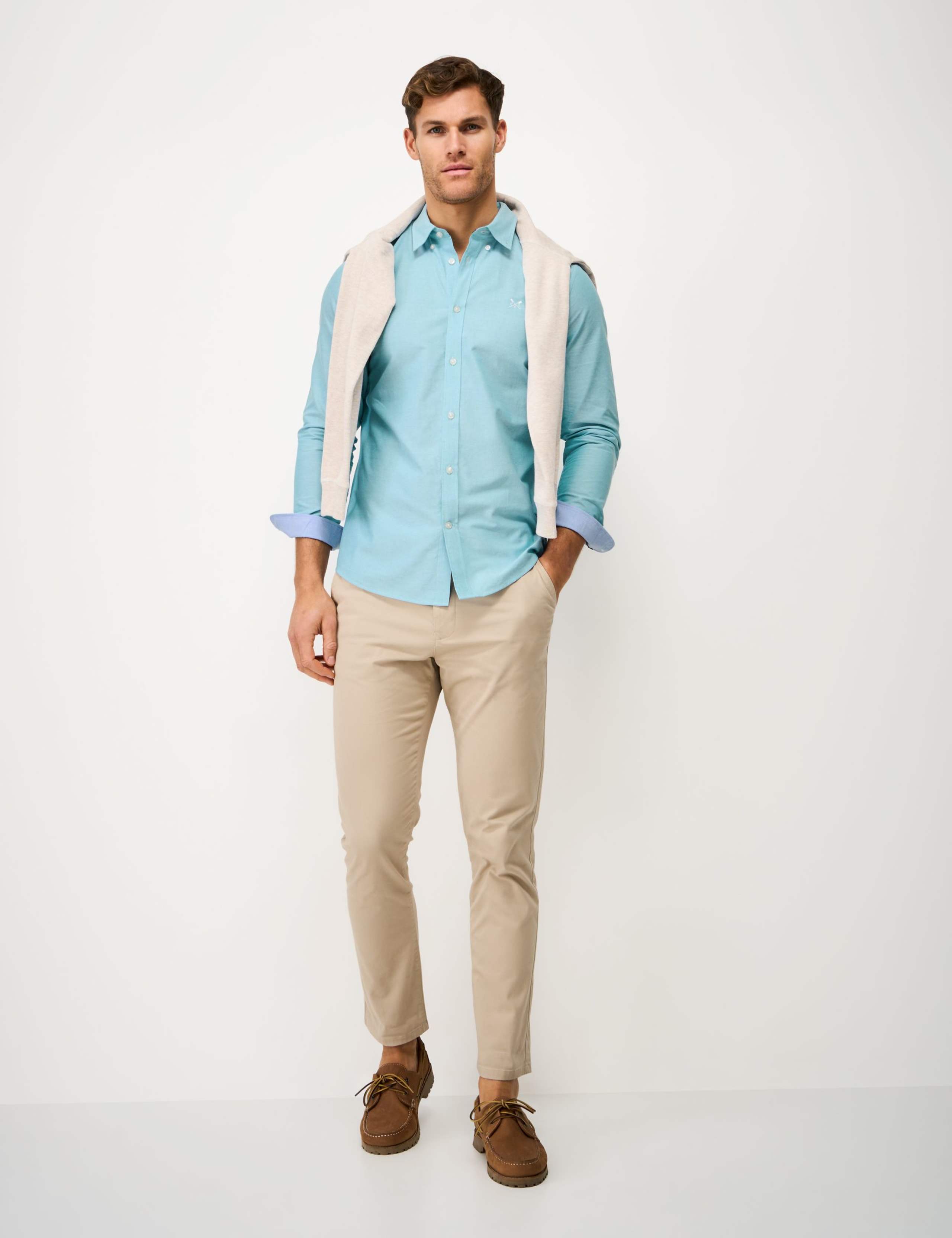 Slim Fit Pure Cotton Oxford Shirt 1 of 5