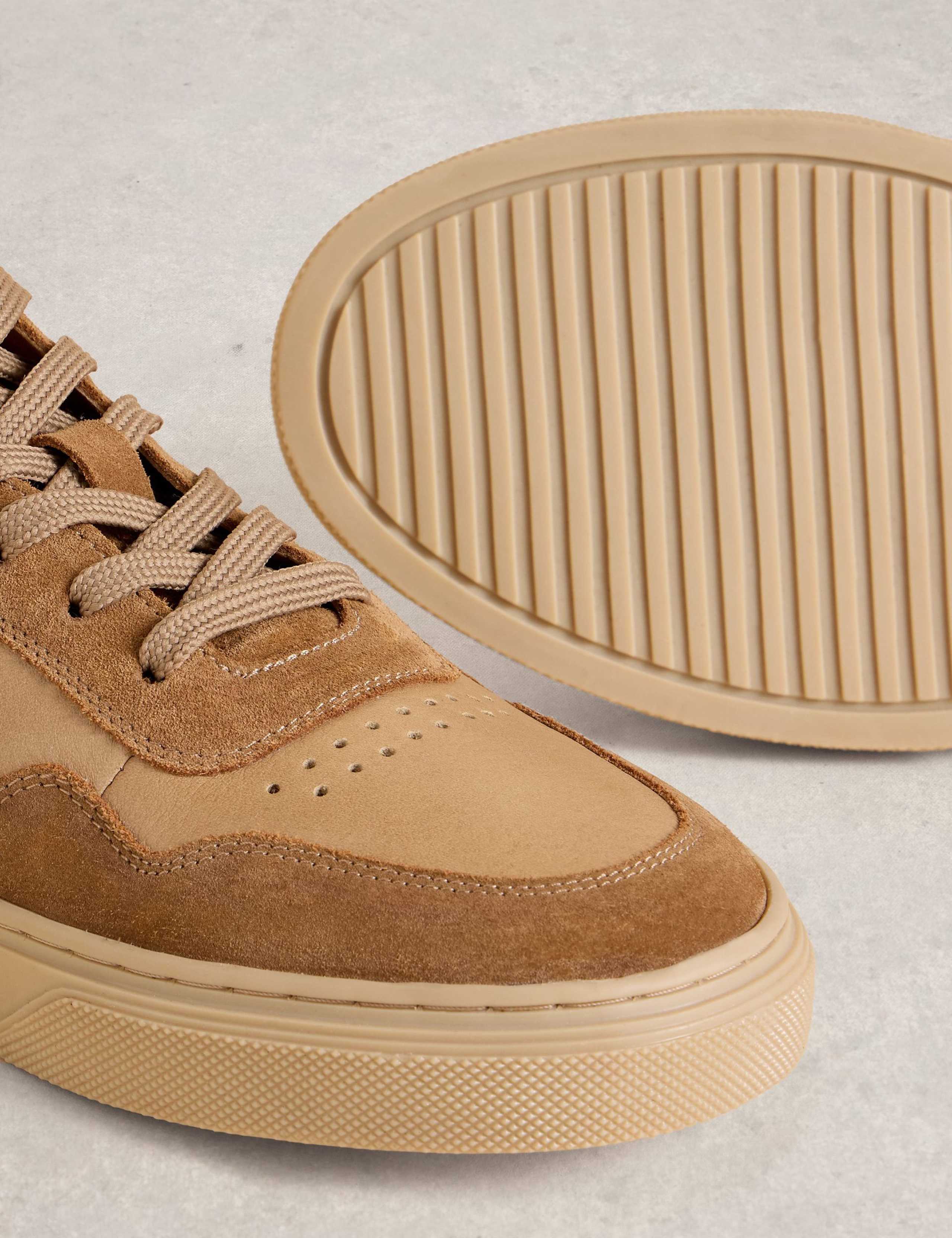 Leather Lace Up Trainers 3 of 4