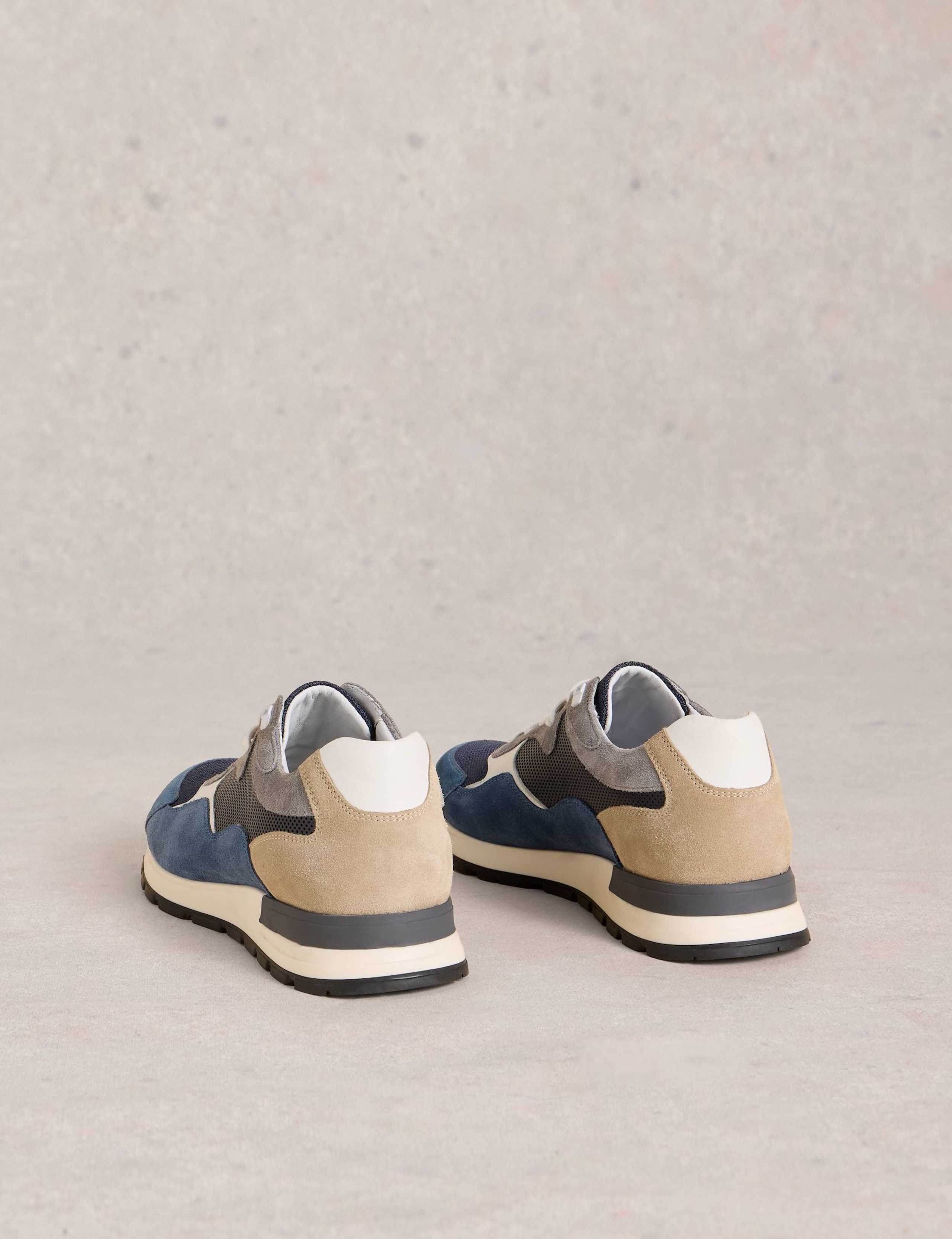 Suede Lace Up Trainers 2 of 4