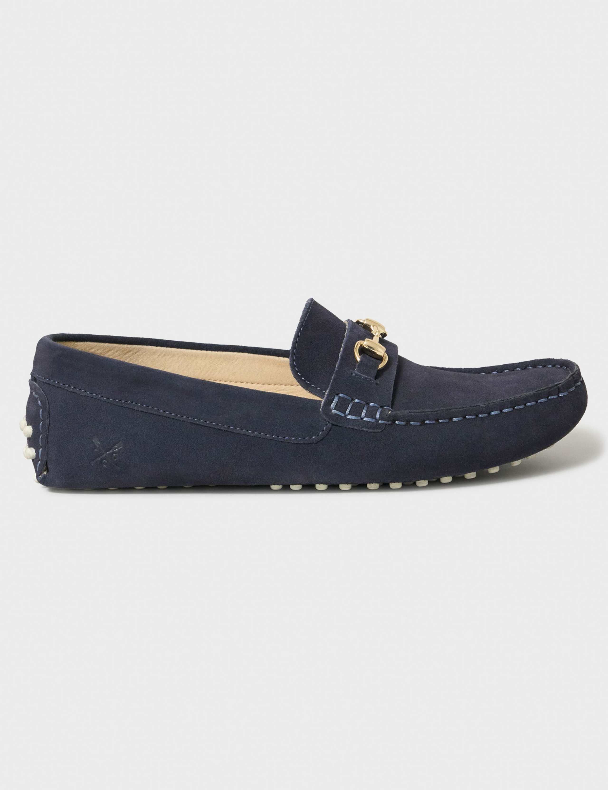 Suede Slip On Flat Loafers 2 of 4