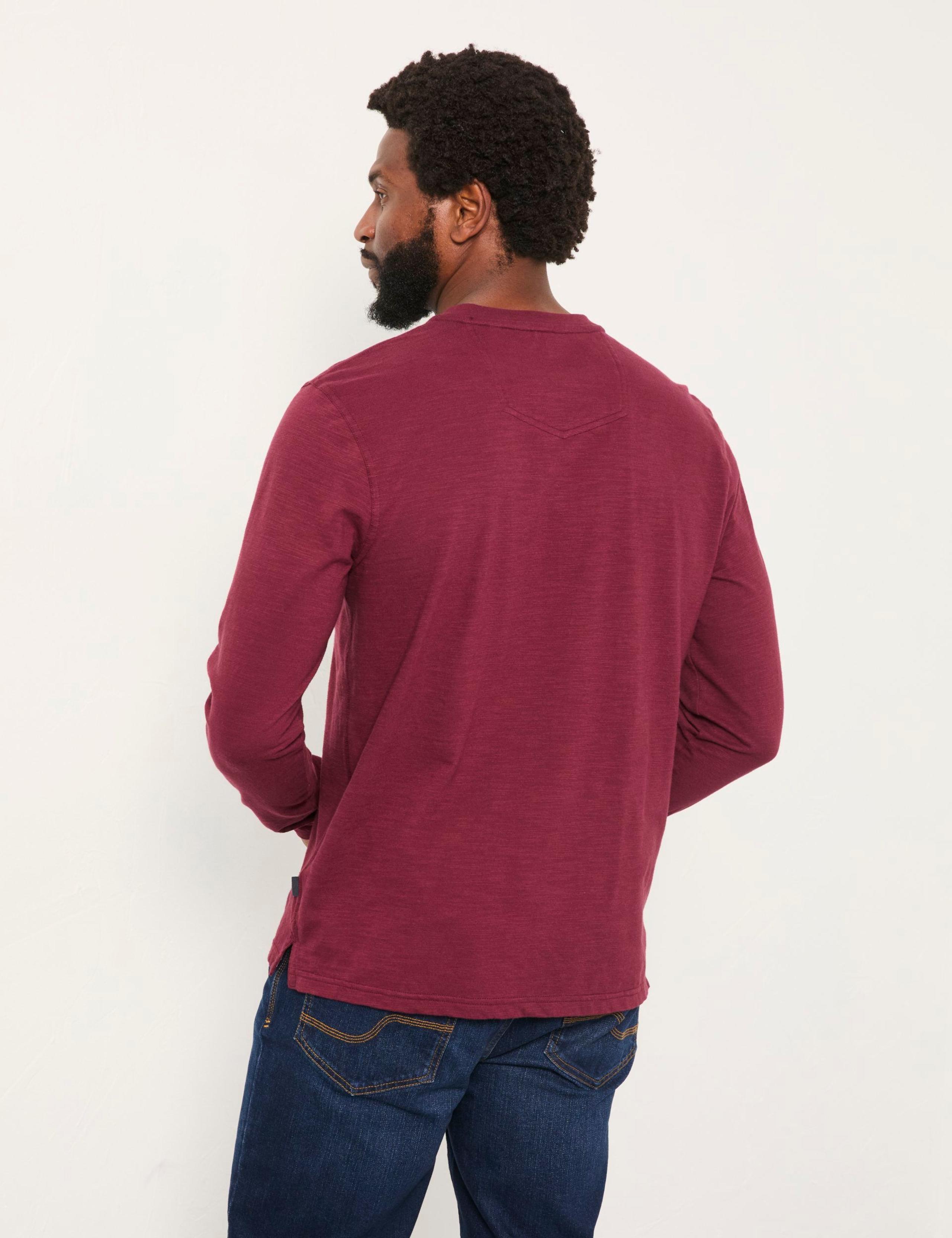 Pure Cotton Henley Long Sleeve Top 5 of 5