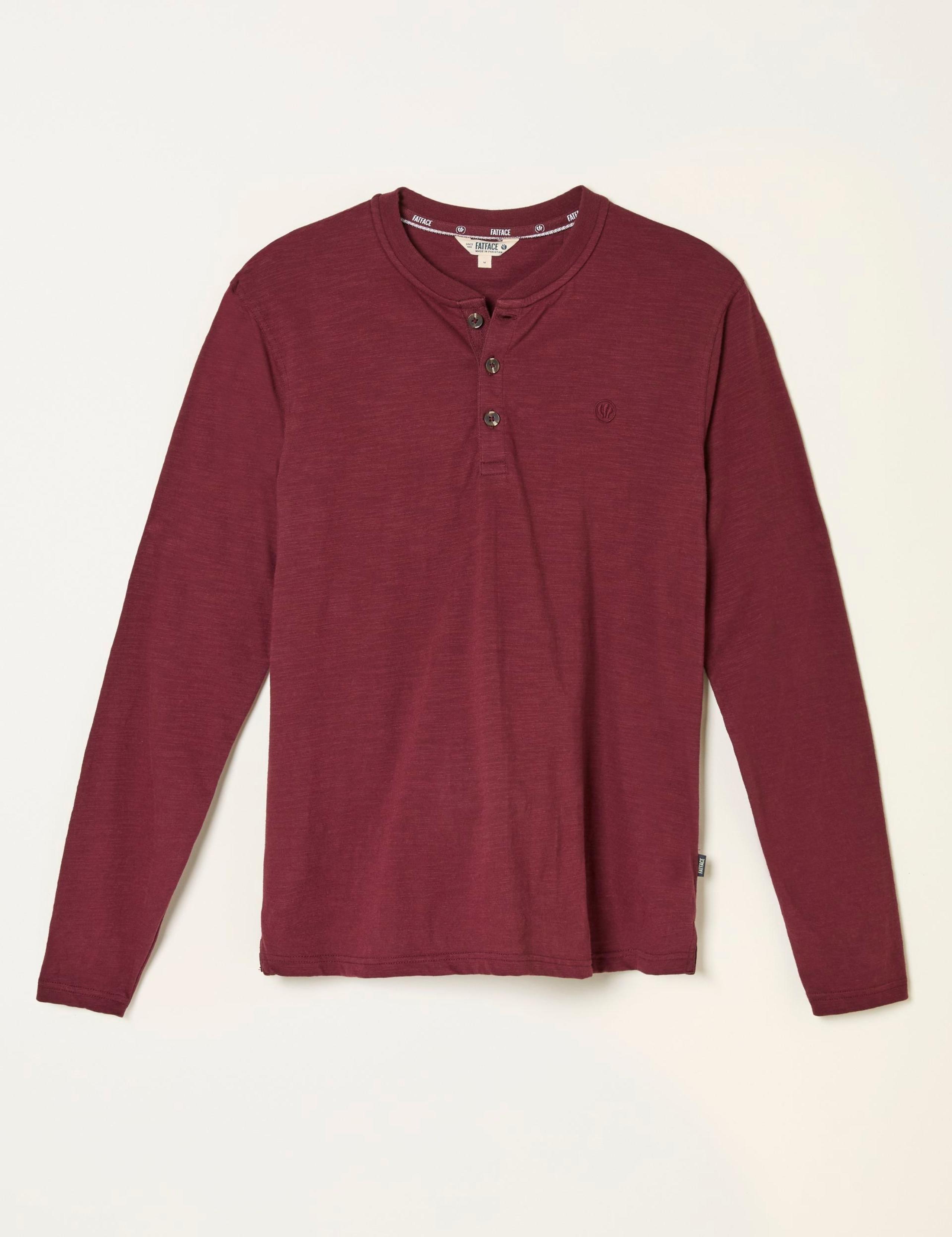 Pure Cotton Henley Long Sleeve Top 2 of 5