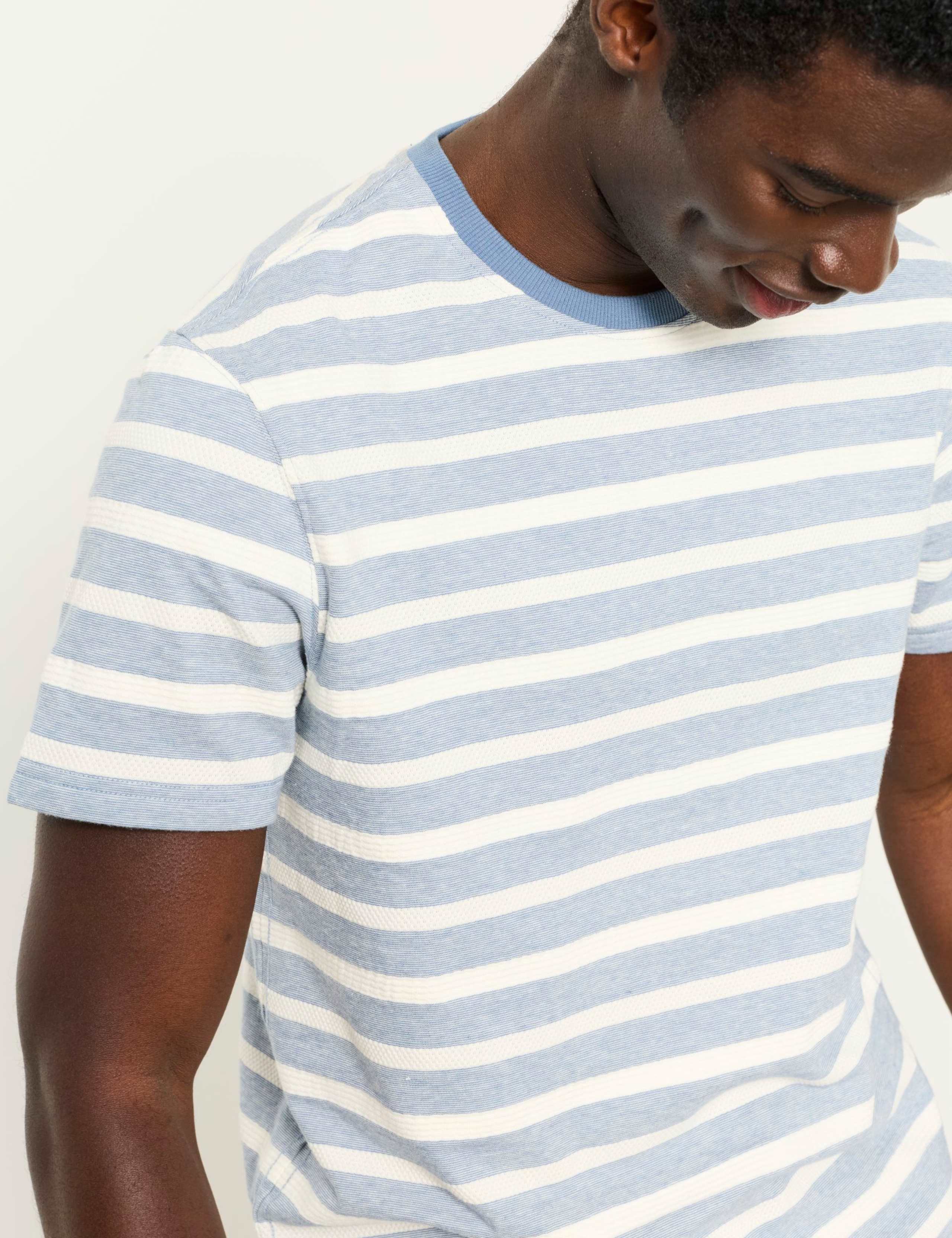 Pure Cotton Striped T-Shirt 5 of 6