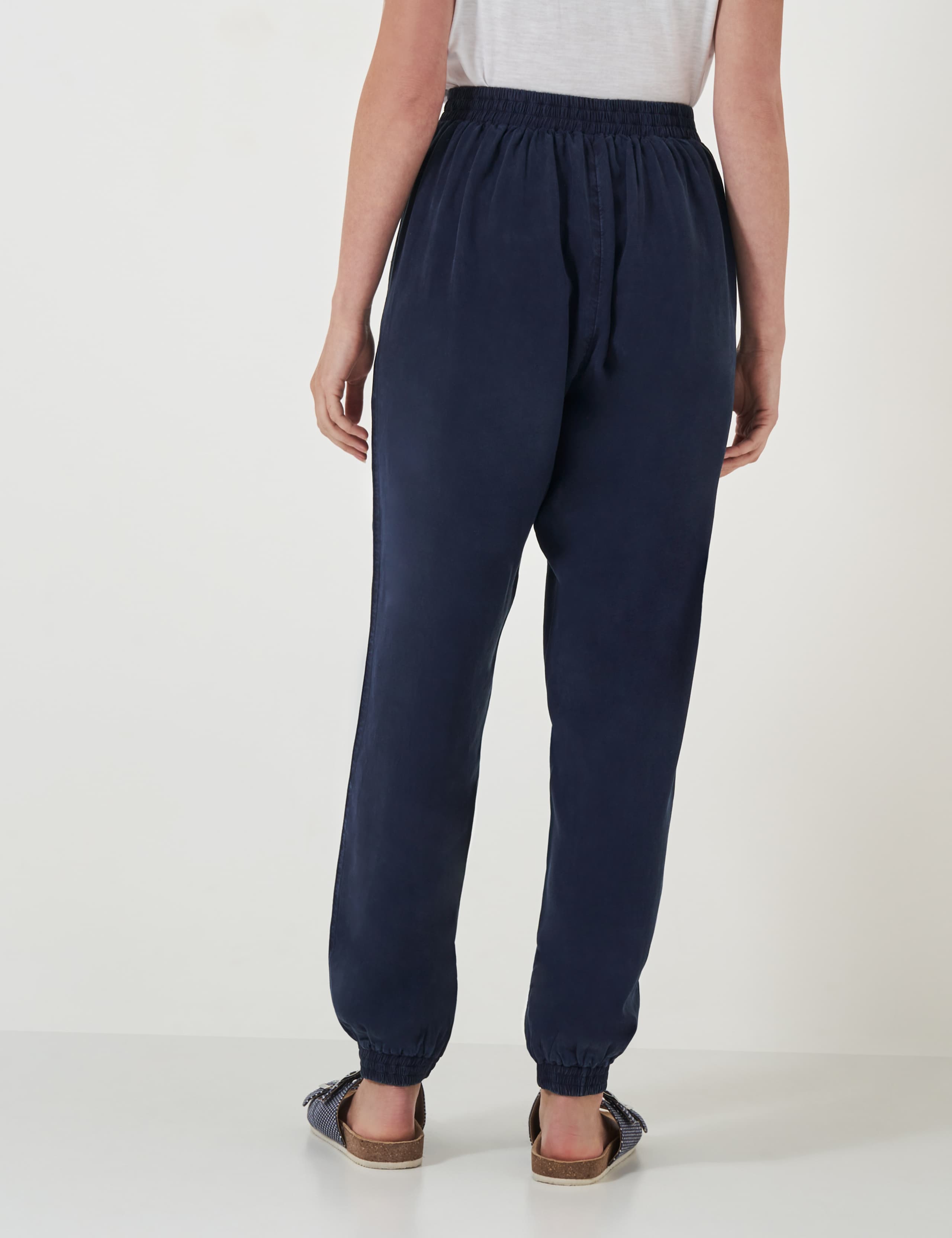 Pure Lyocell Drawstring Joggers 4 of 5