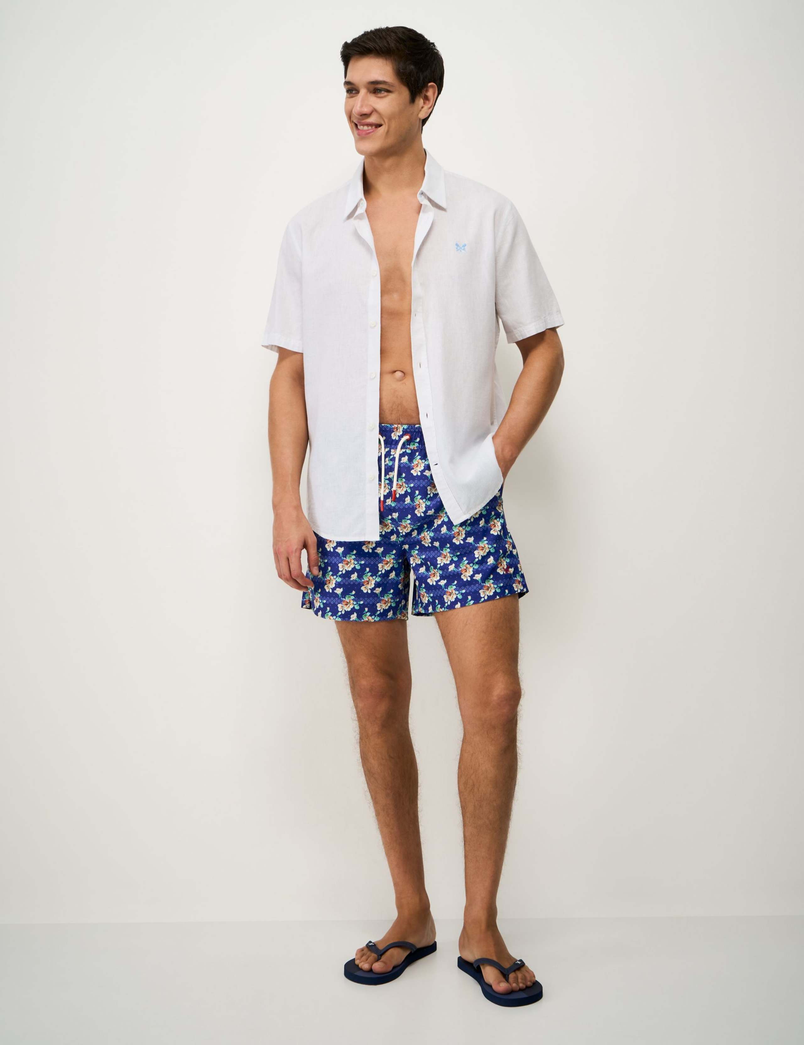 Tropical Print Swim Shorts 4 of 5