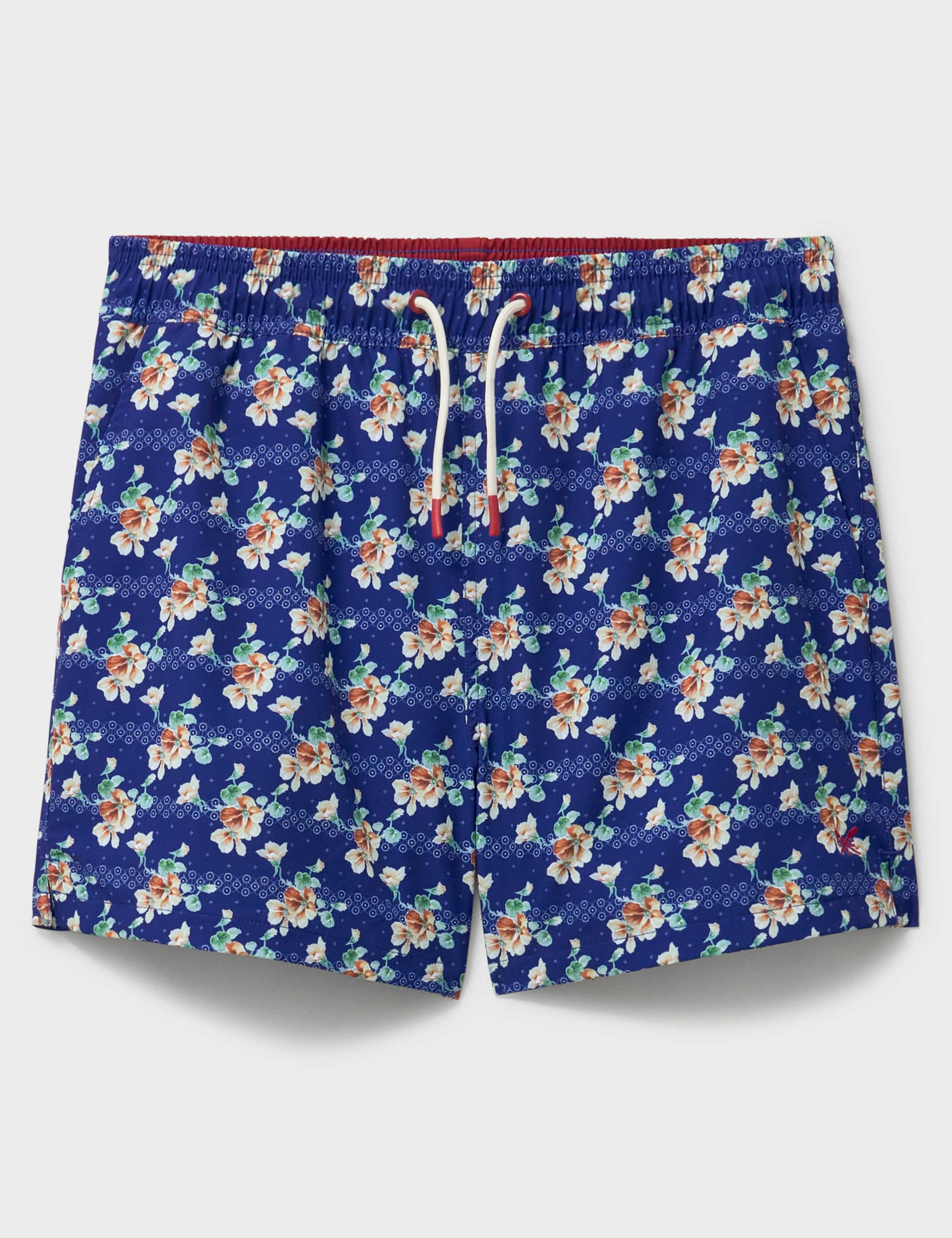 Tropical Print Swim Shorts 2 of 5