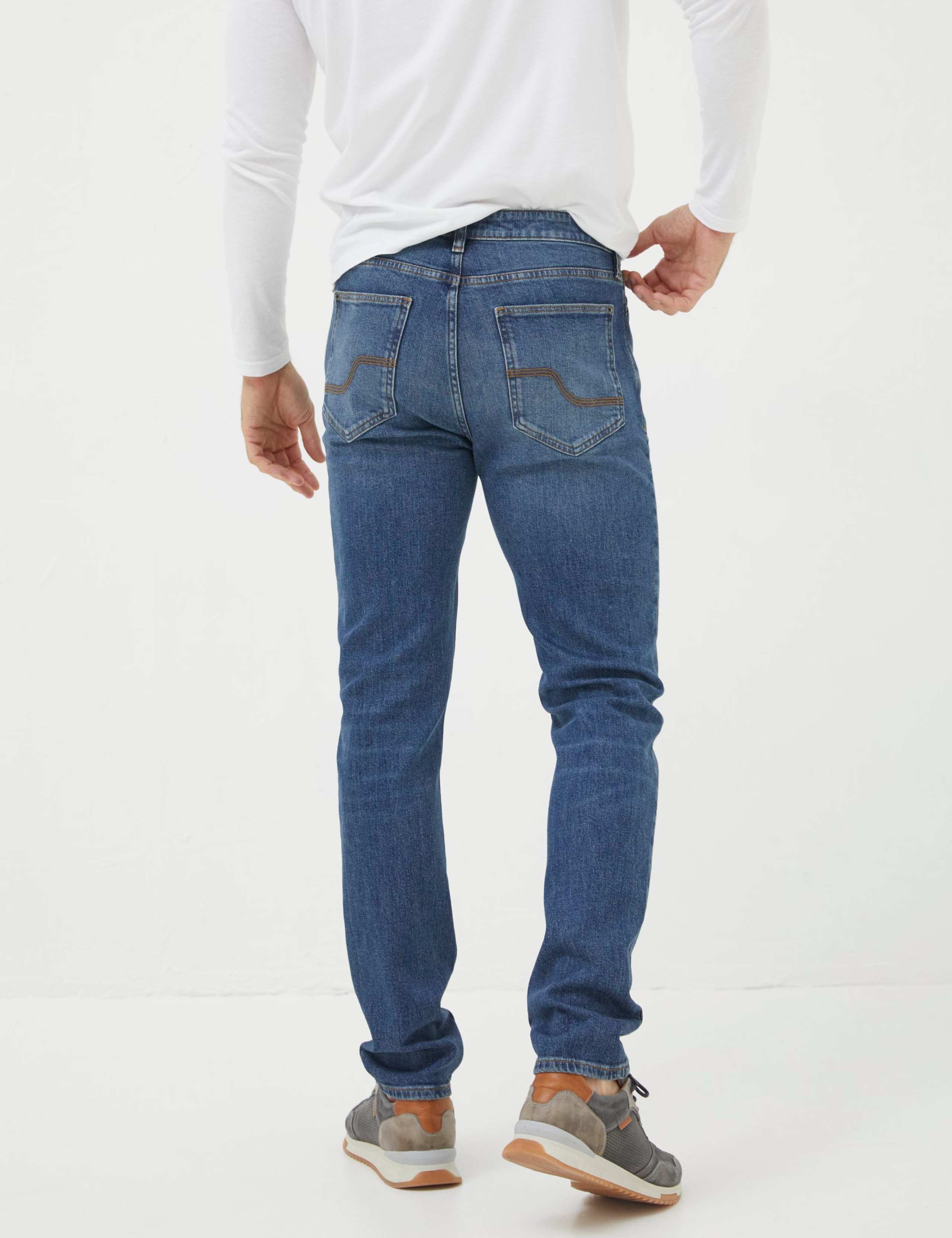 Straight Fit Pure Cotton Jeans 4 of 5