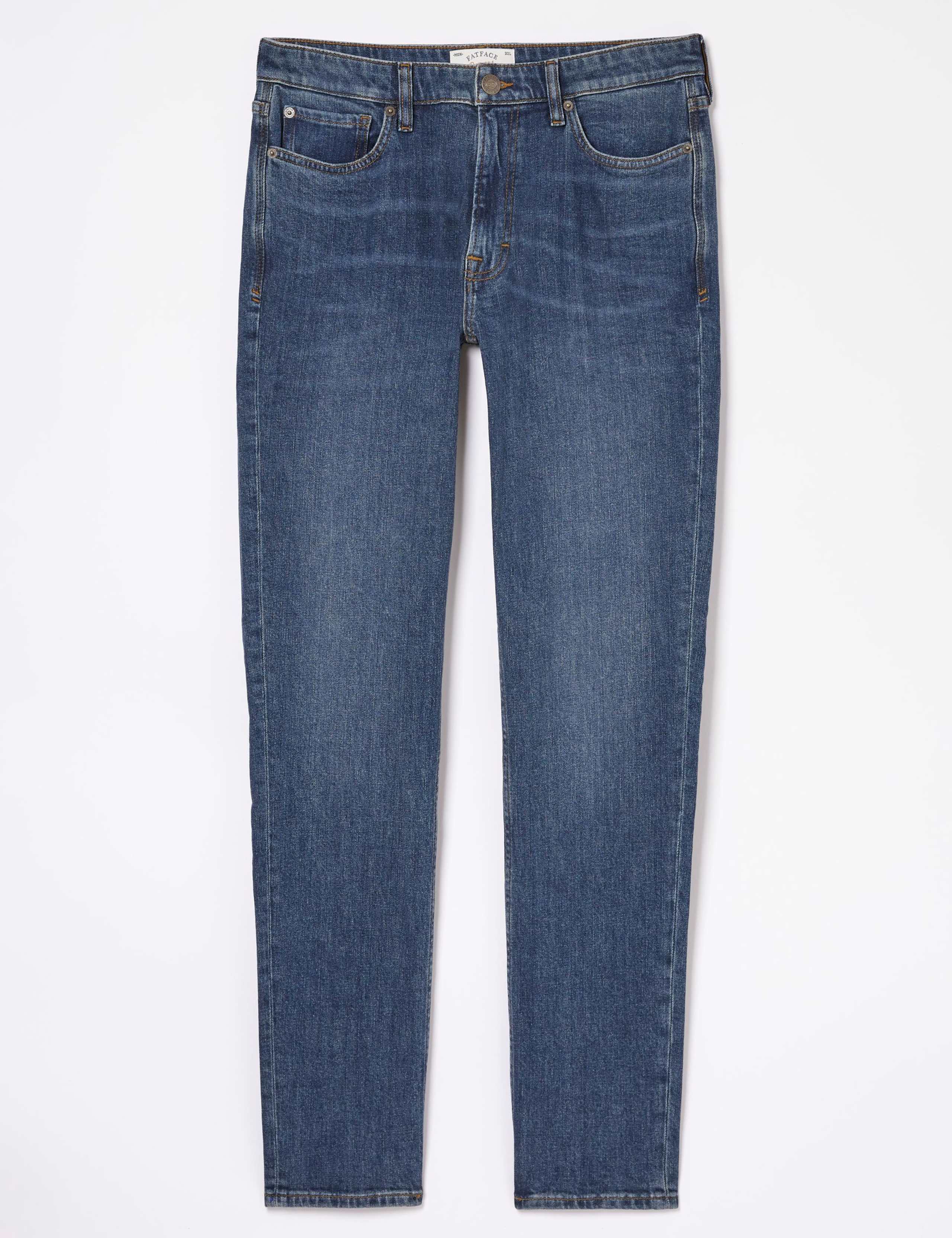 Straight Fit Pure Cotton Jeans 2 of 5