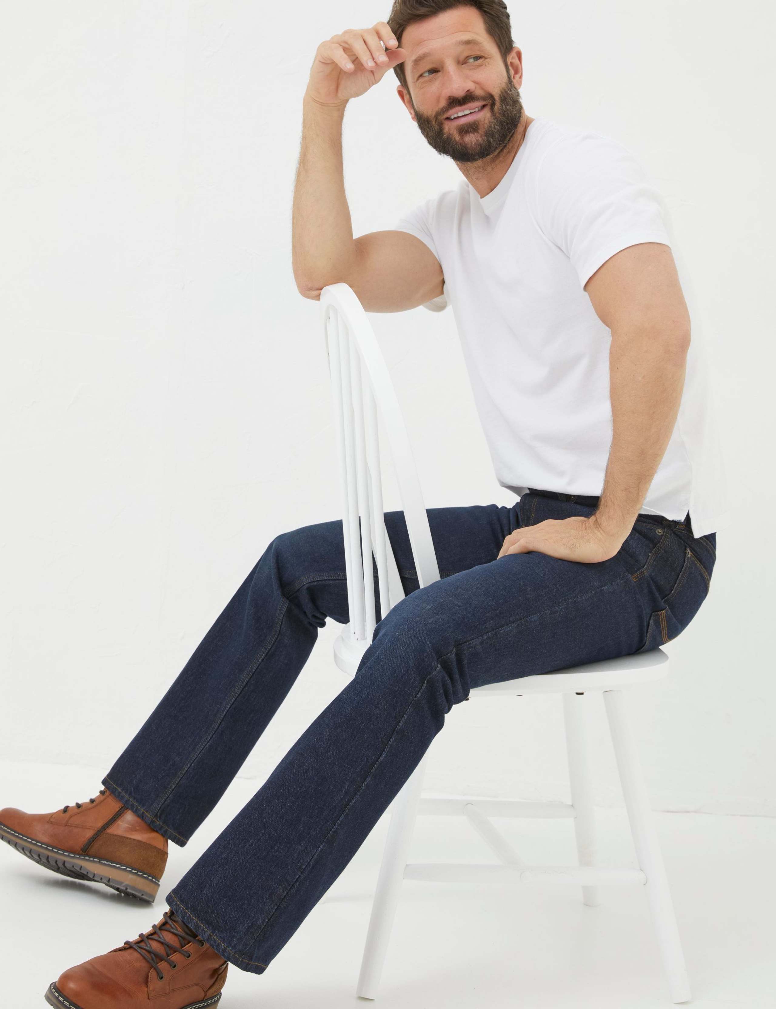 Regular Fit 5 Pocket Bootcut Jeans 5 of 6