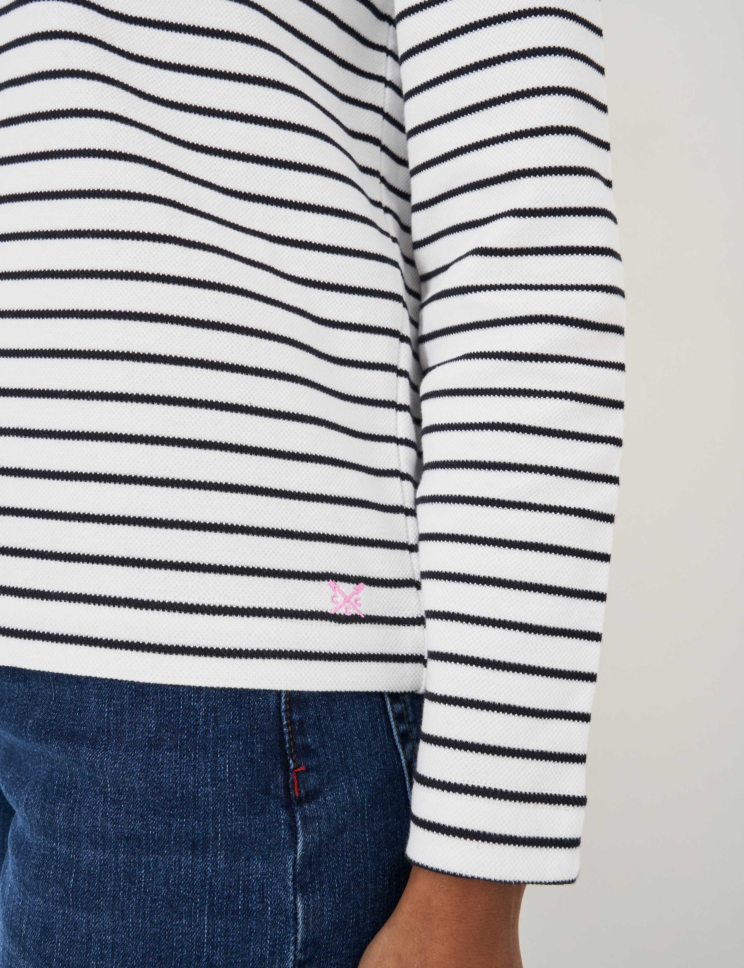 Cotton Rich Striped Sweatshirt 5 of 5