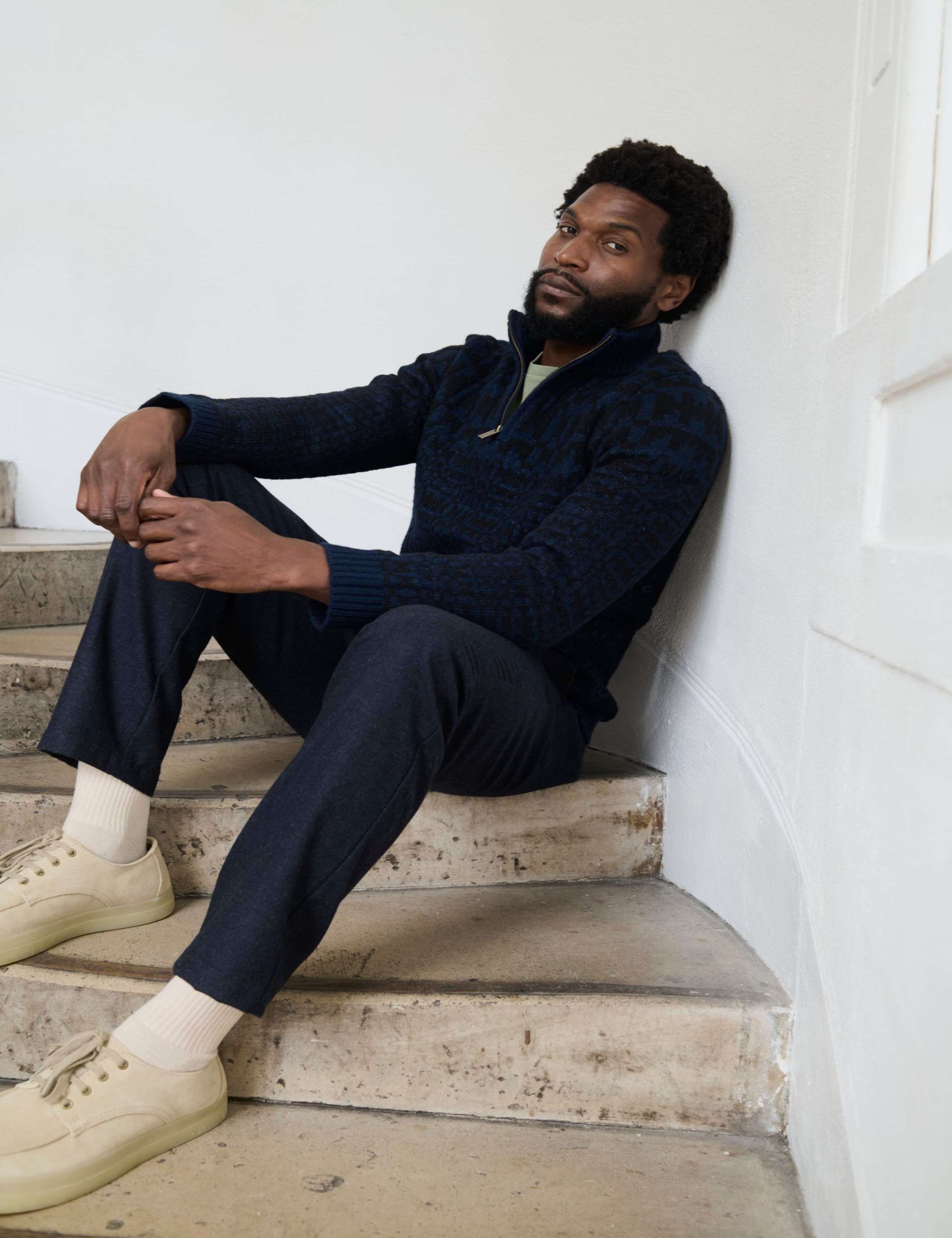 Regular Fit Wool Rich Trousers 5 of 8