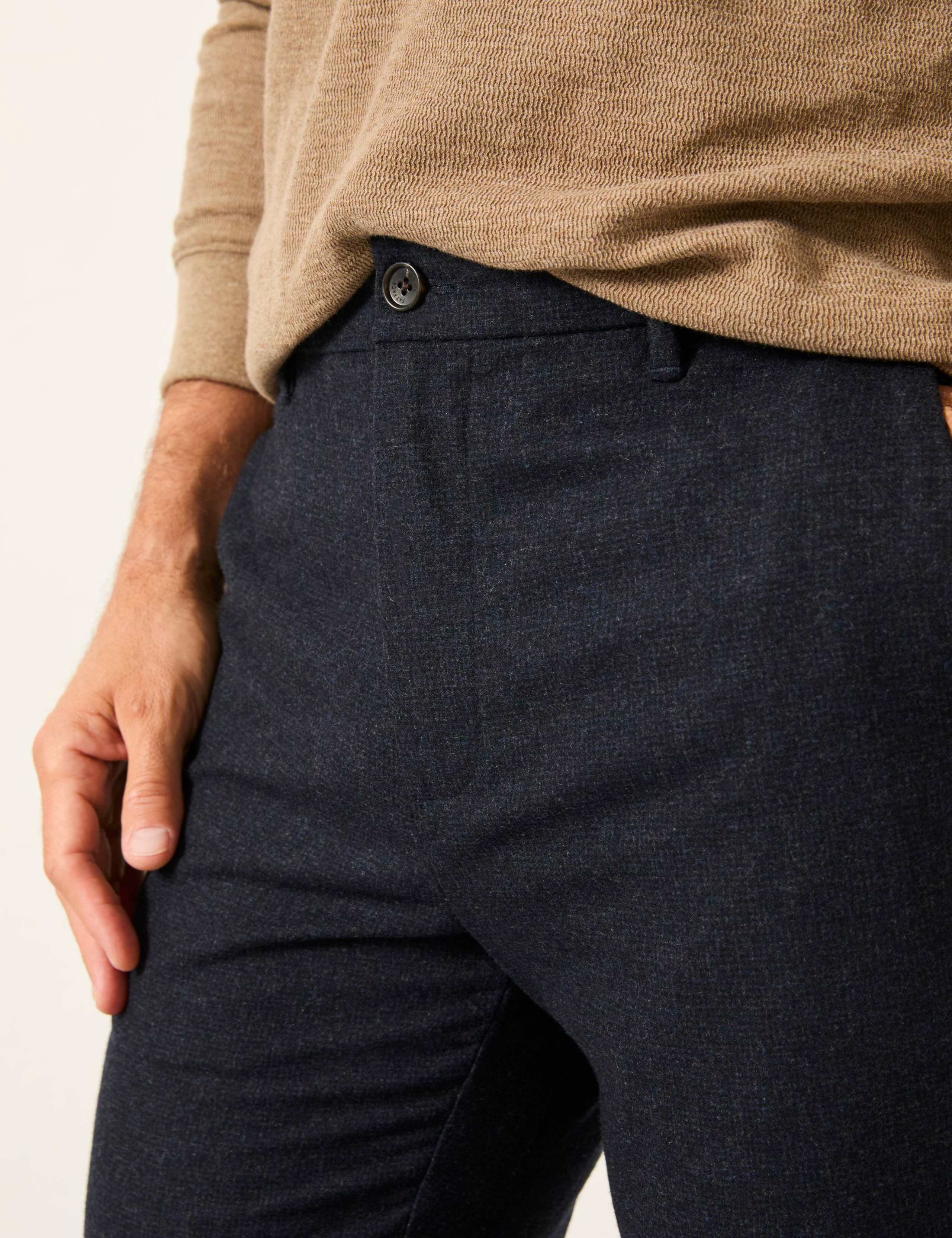 Regular Fit Wool Rich Trousers 8 of 8