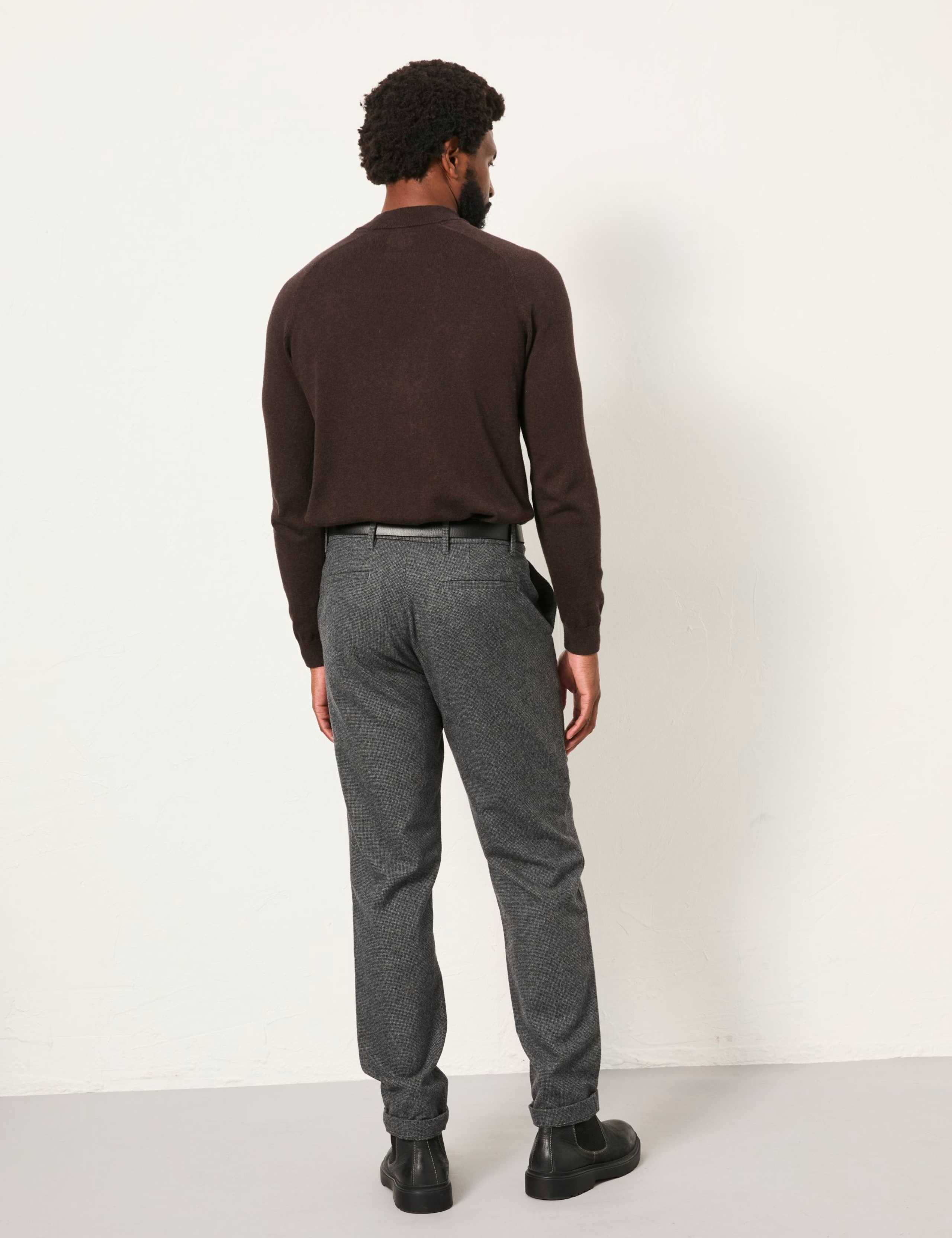 Regular Fit Wool Rich Trousers 3 of 6