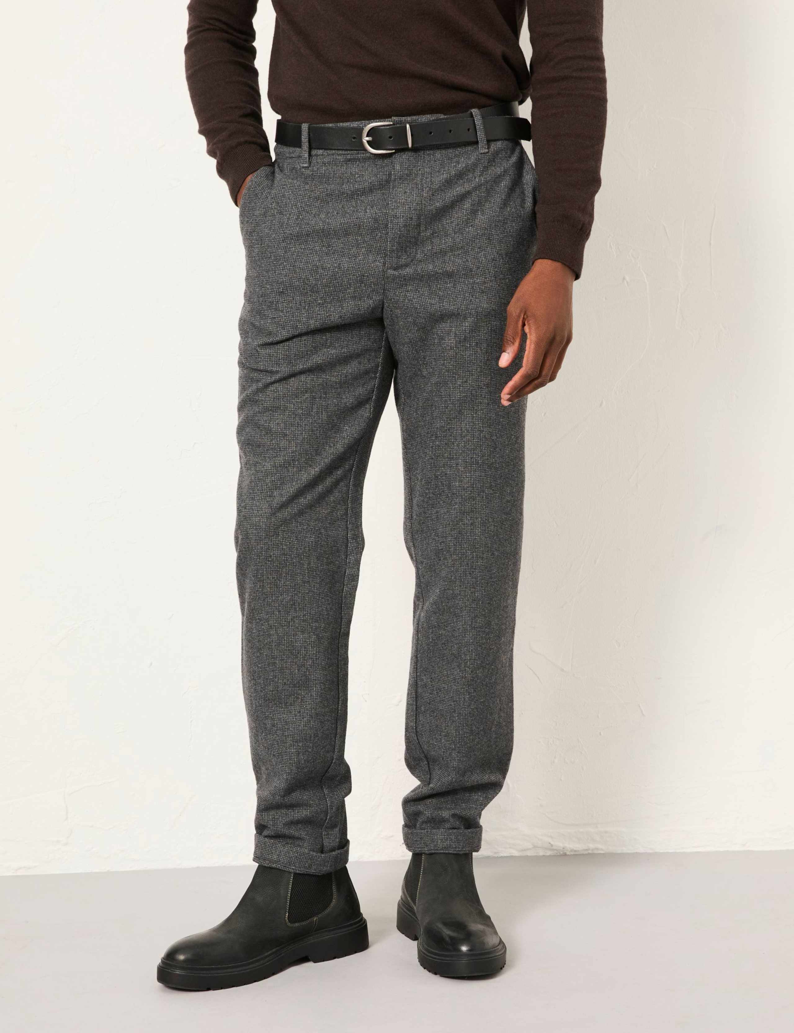 Regular Fit Wool Rich Trousers 4 of 6