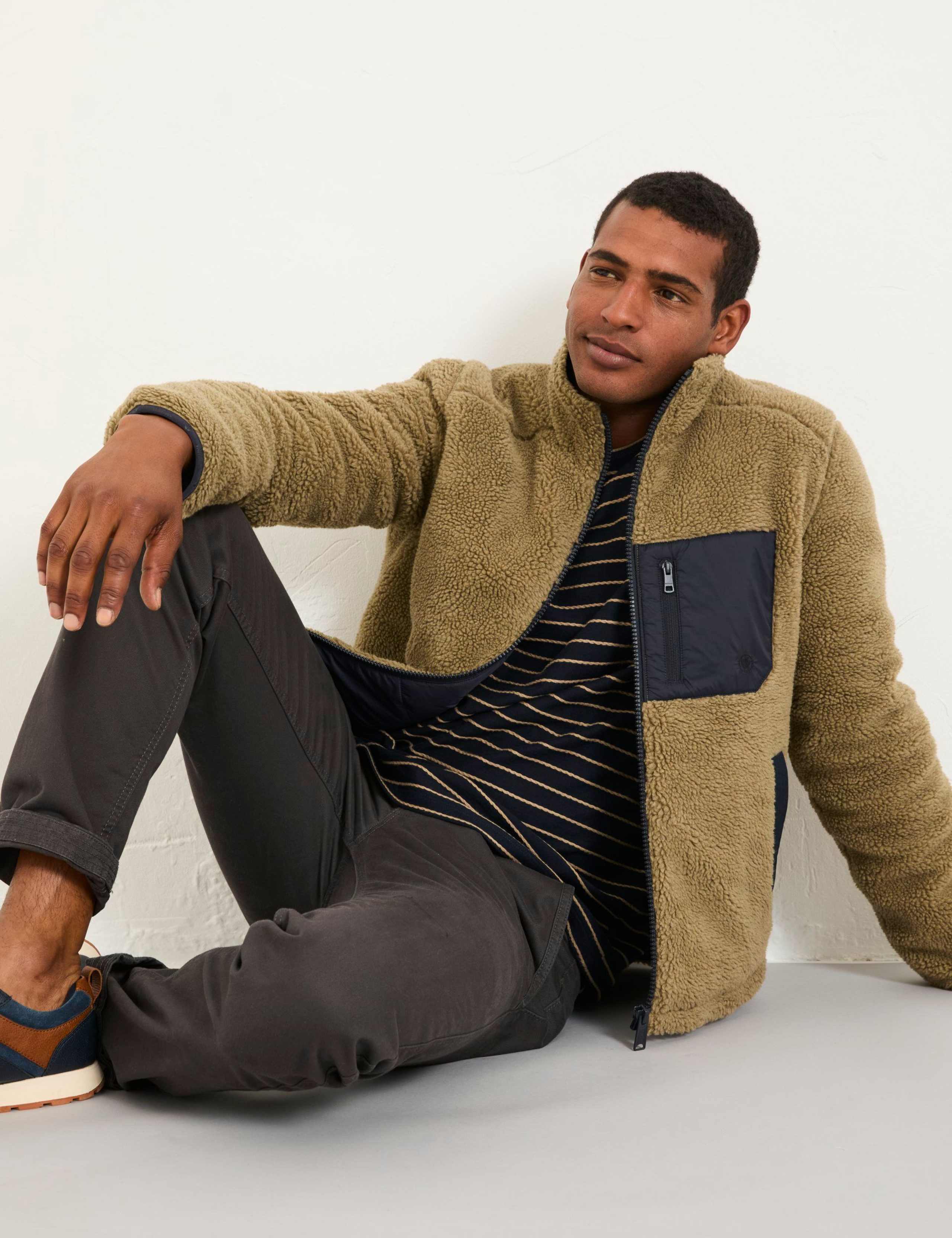 Textured Padded Bomber Jacket 4 of 6