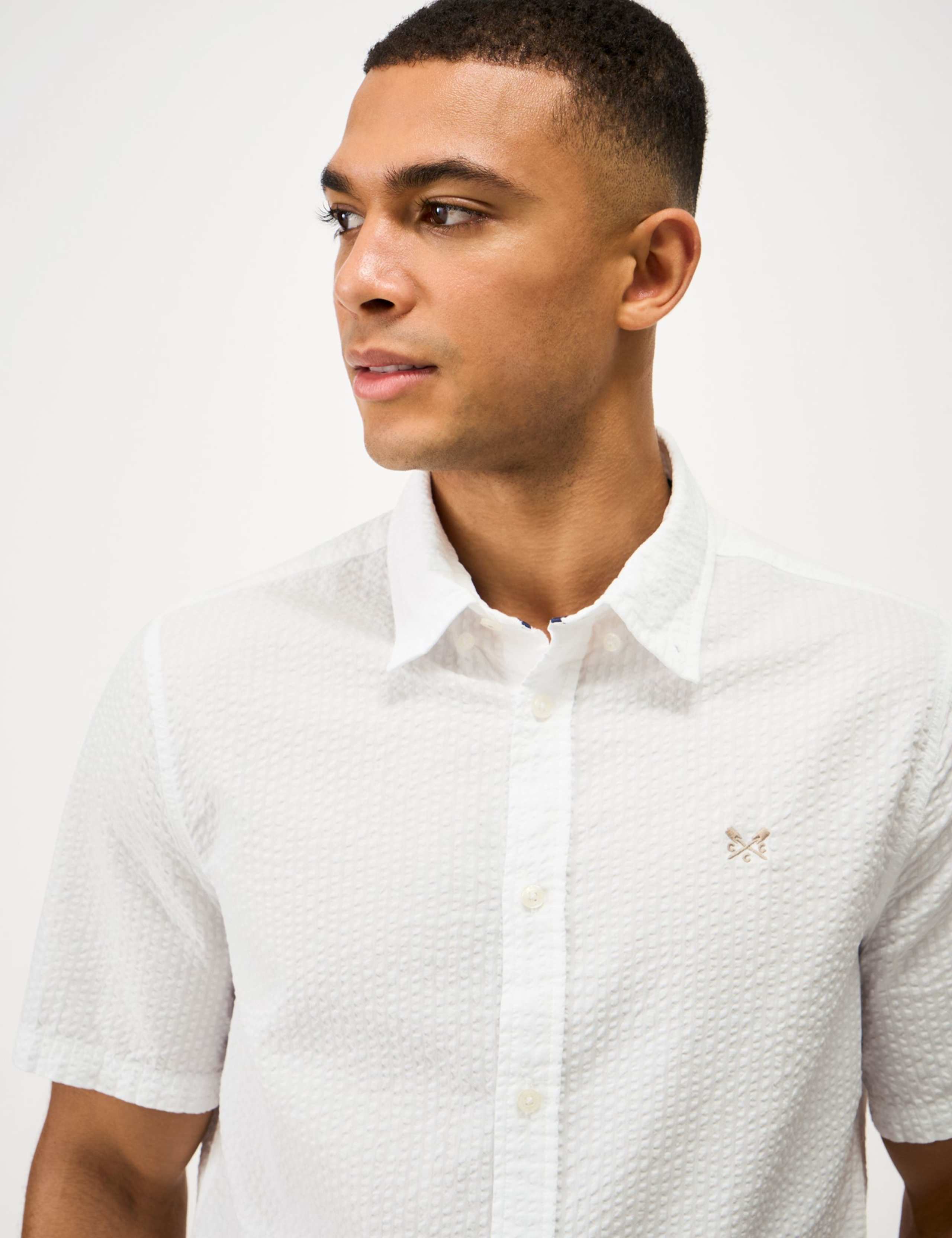 Regular Fit Pure Cotton Seersucker Shirt 4 of 4