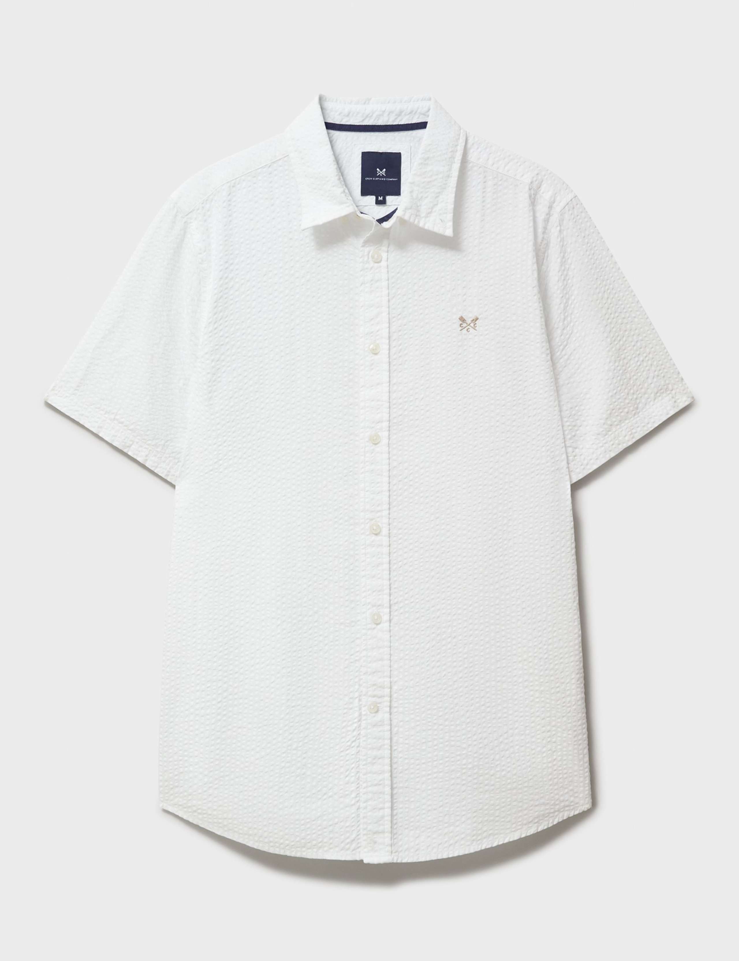 Regular Fit Pure Cotton Seersucker Shirt 2 of 4
