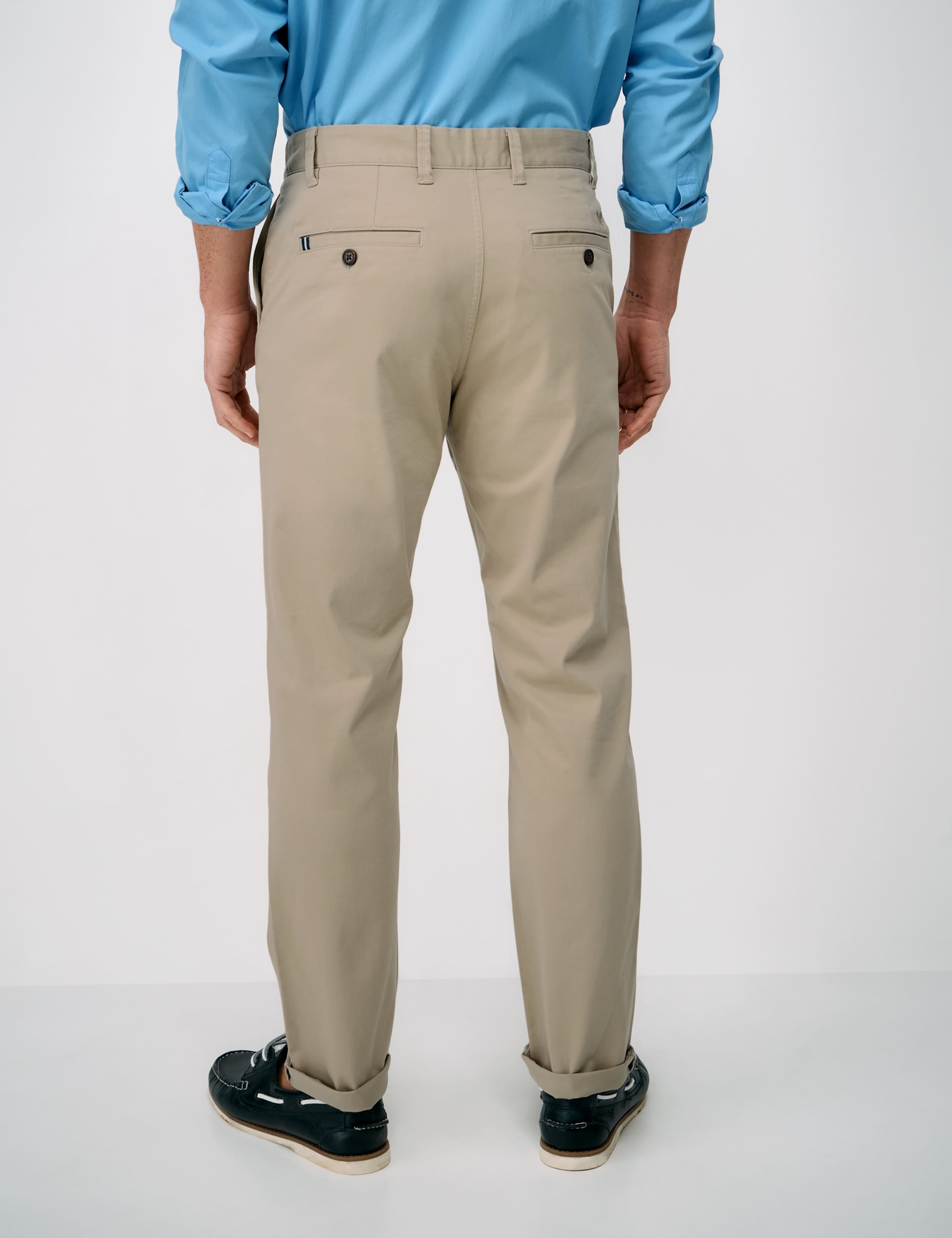 Slim Fit Cotton Rich Washed Stretch Chinos 4 of 5