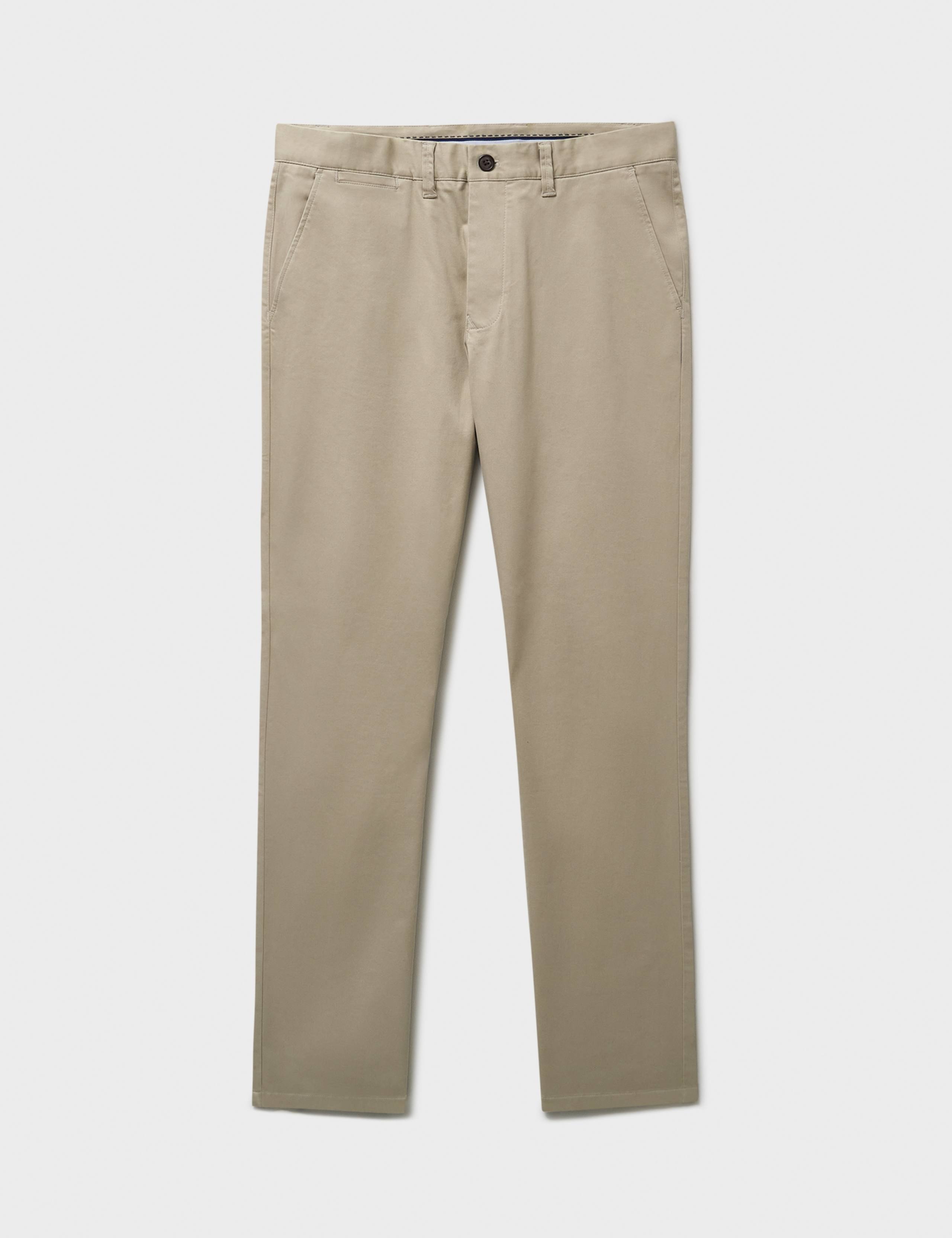 Slim Fit Cotton Rich Washed Stretch Chinos 2 of 5