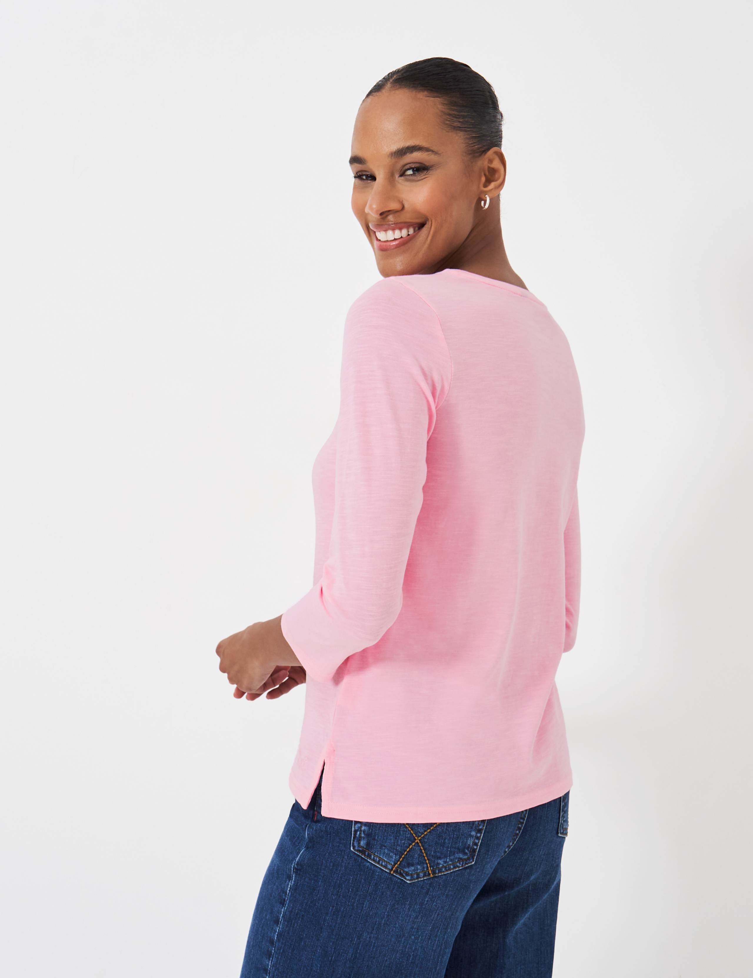 Pure Cotton Crew Neck Top 4 of 5