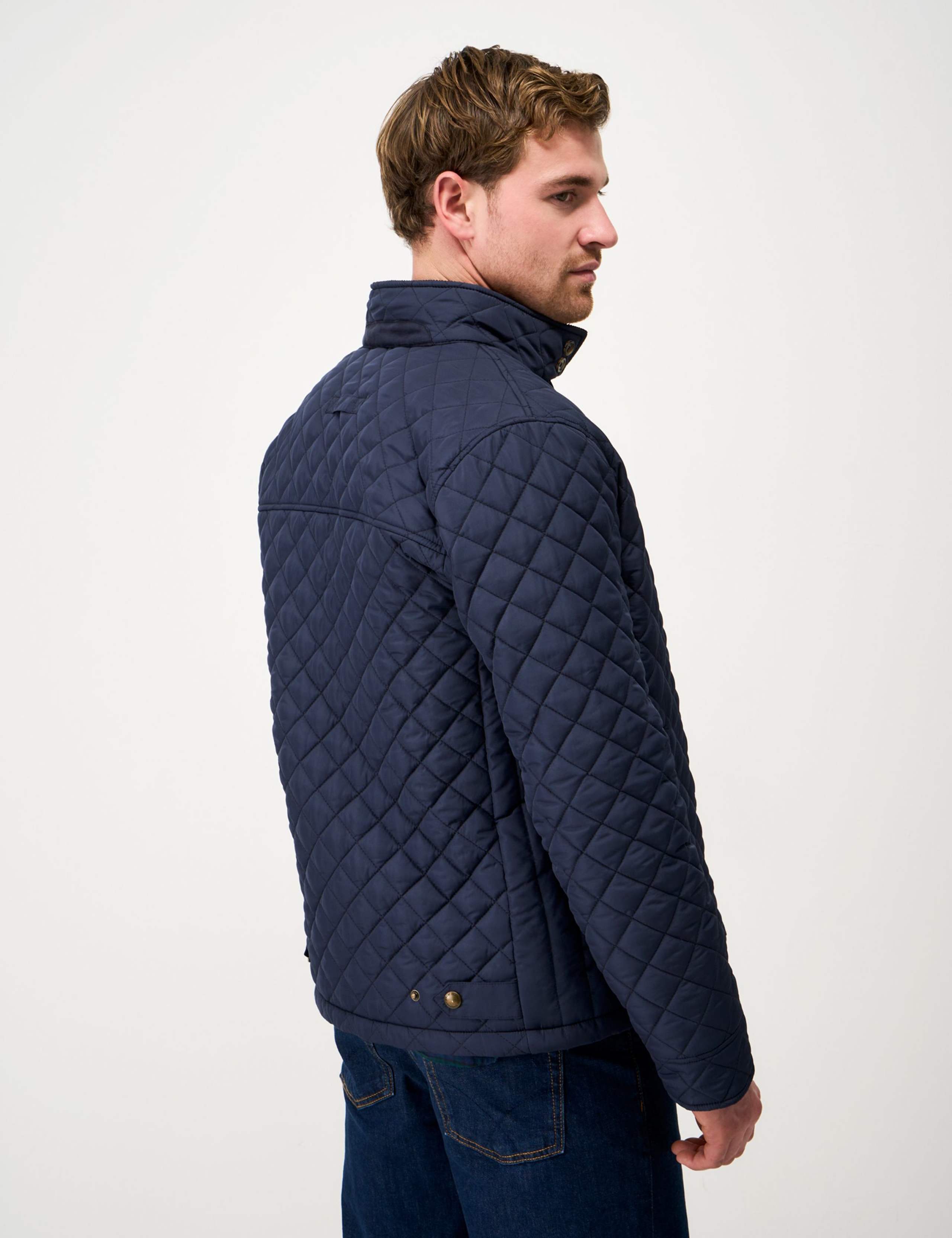 Pure Cotton Quilted Harrington Jacket 4 of 5