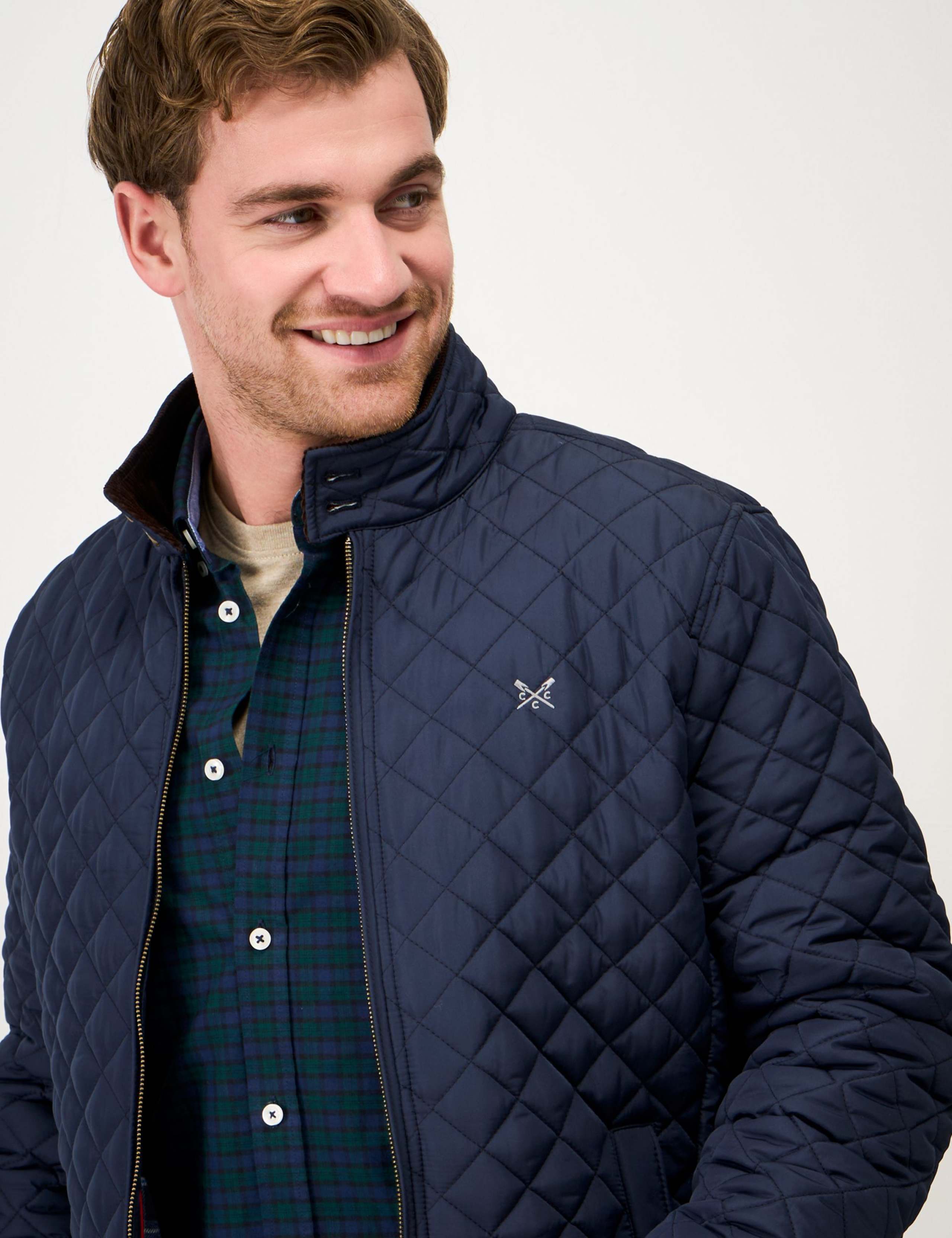 Pure Cotton Quilted Harrington Jacket 5 of 5