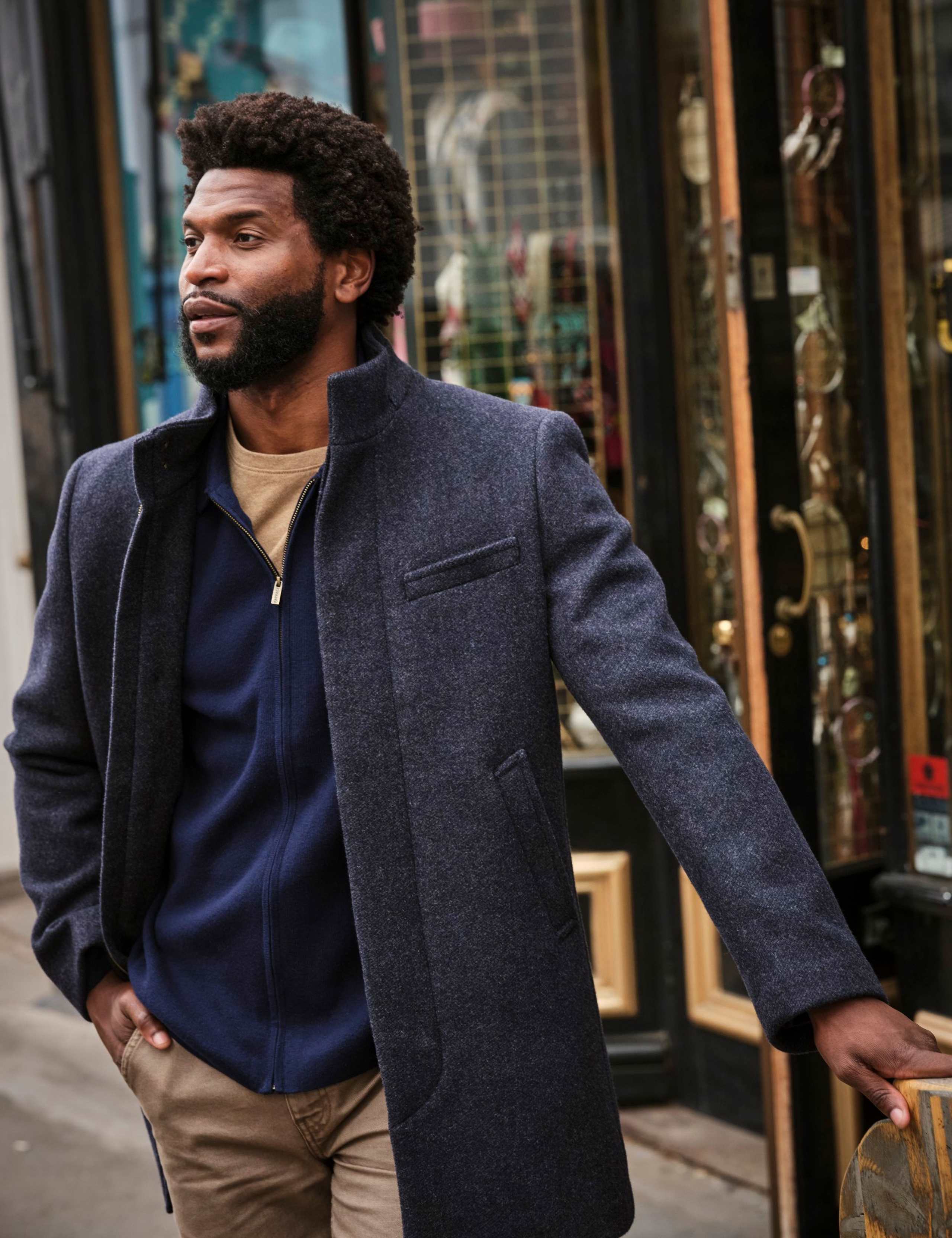 Wool Blend Overcoat 2 of 6