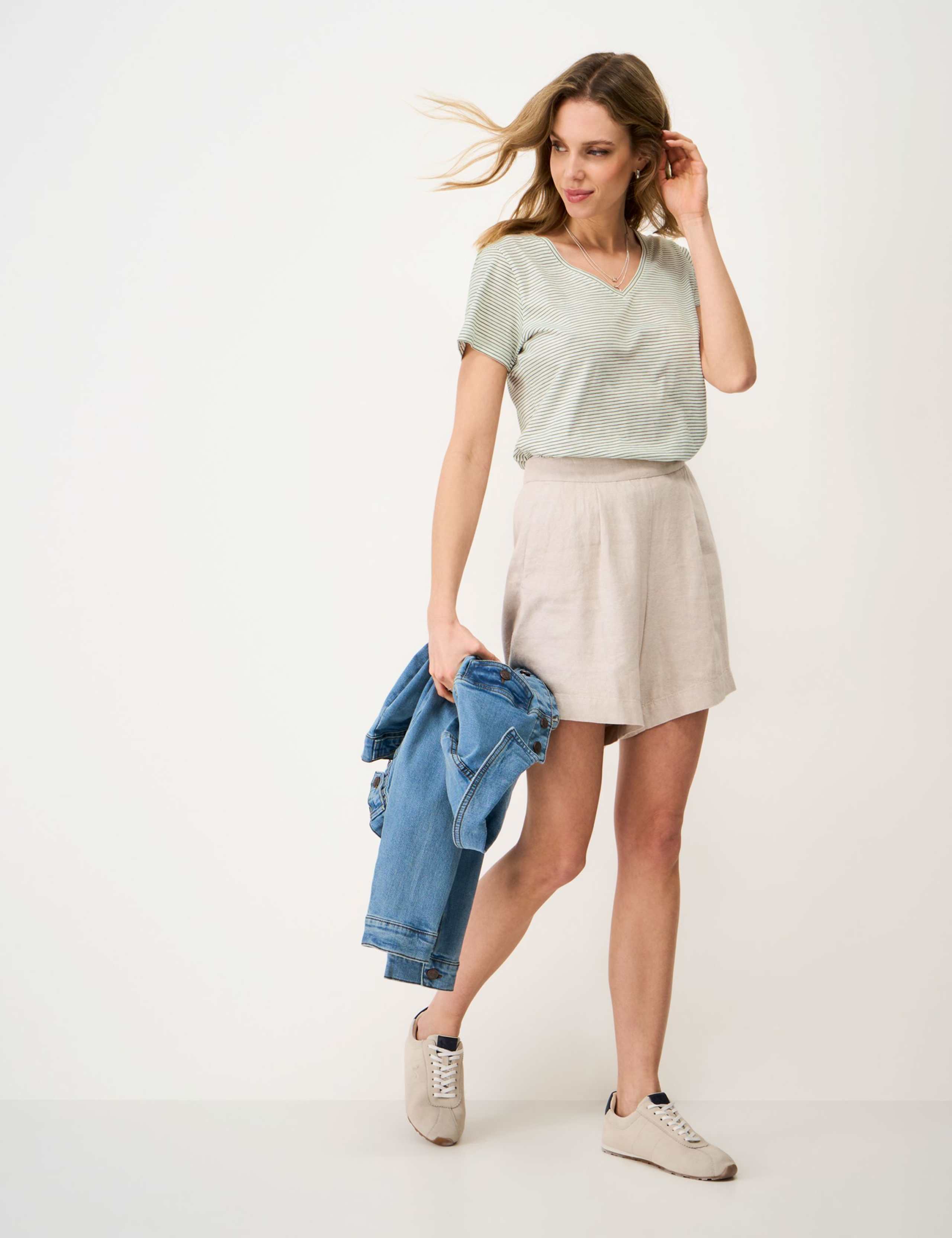 Pure Cotton Striped T-Shirt 1 of 5