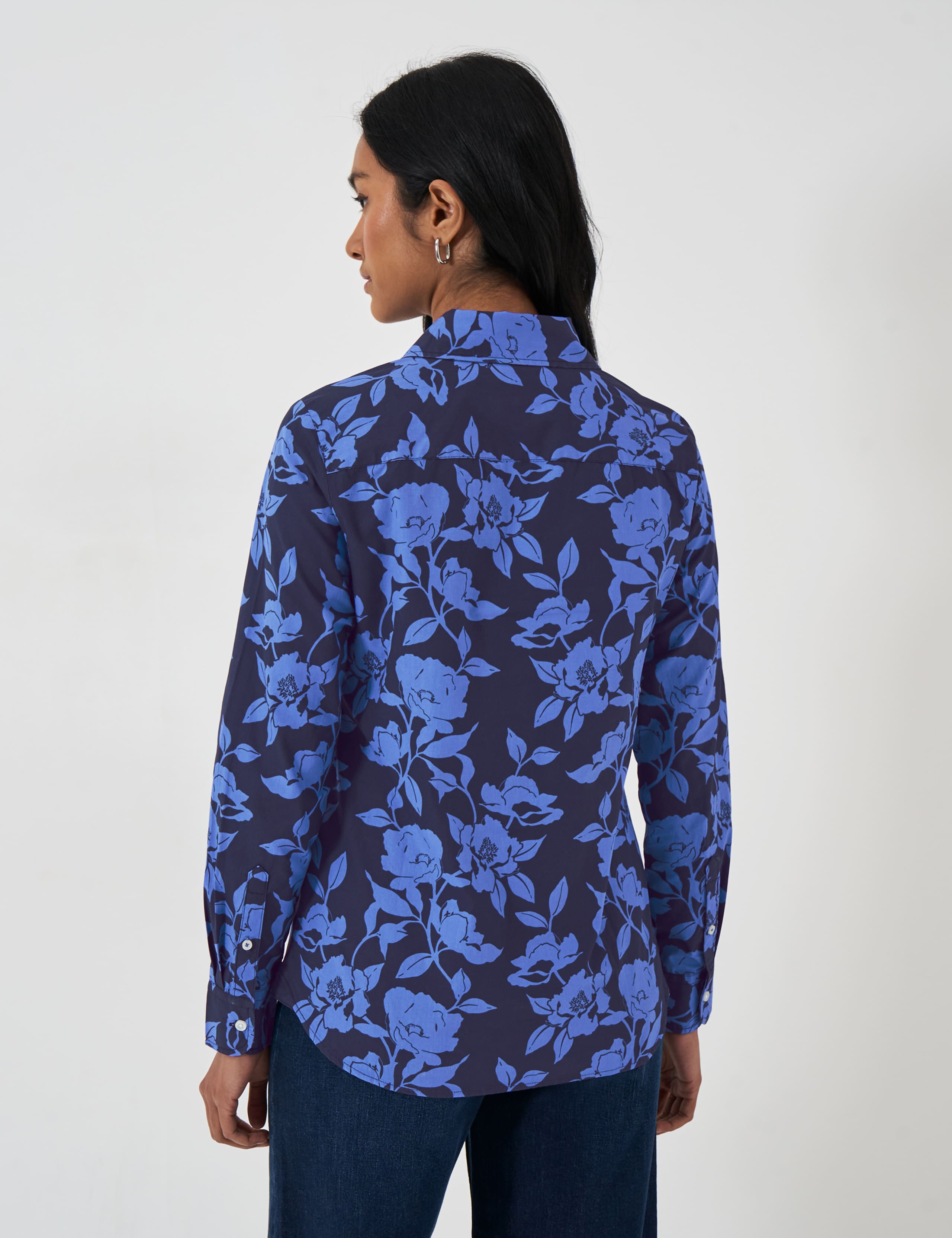 Pure Cotton Floral Button Through Shirt 3 of 5