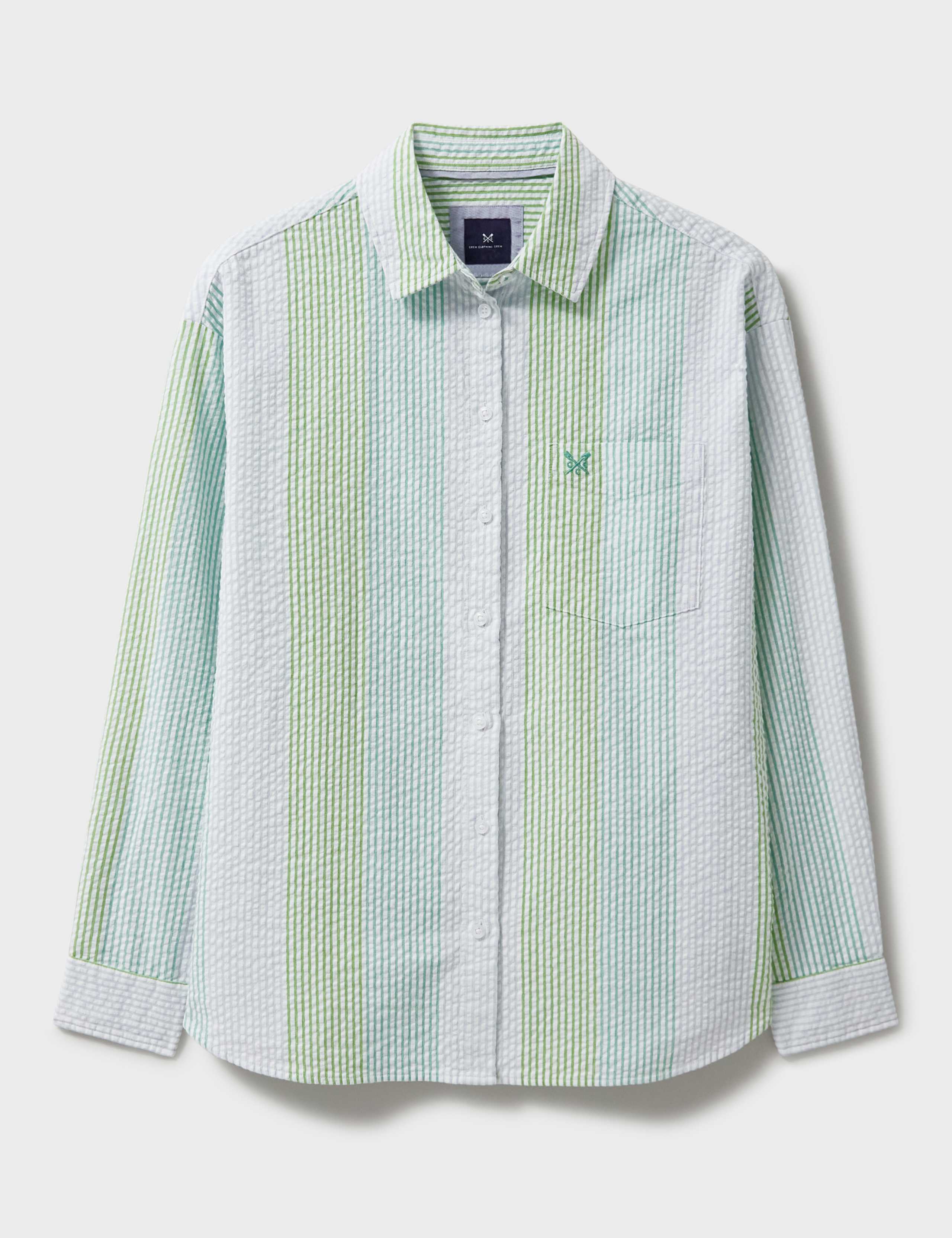 Pure Cotton Striped Collared Relaxed Shirt 2 of 5
