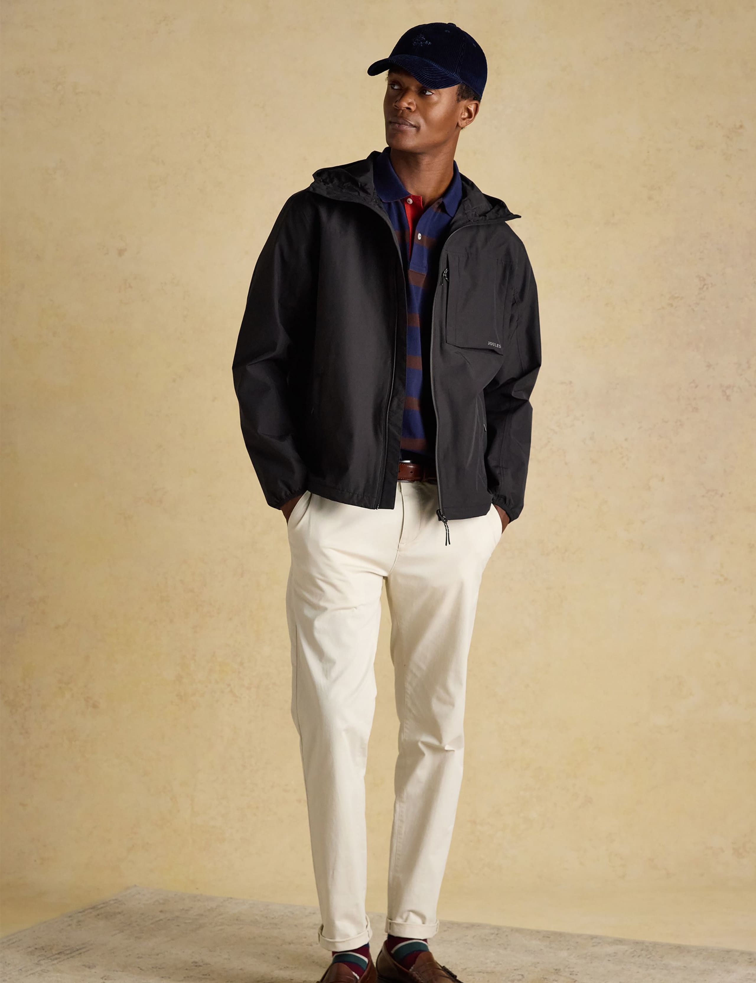 Cotton Blend Lightweight Hooded Raincoat 4 of 10