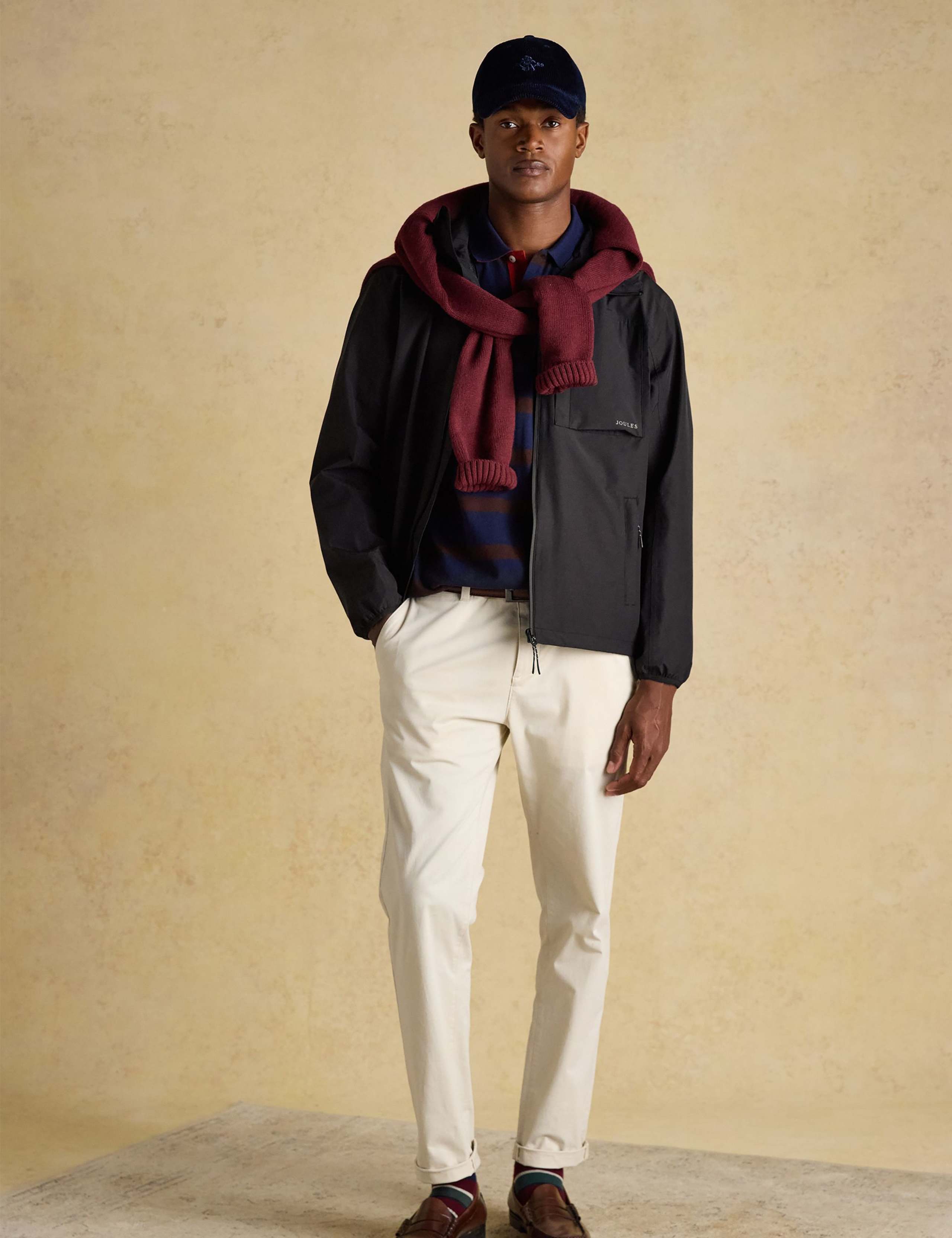 Cotton Blend Lightweight Hooded Raincoat 5 of 10