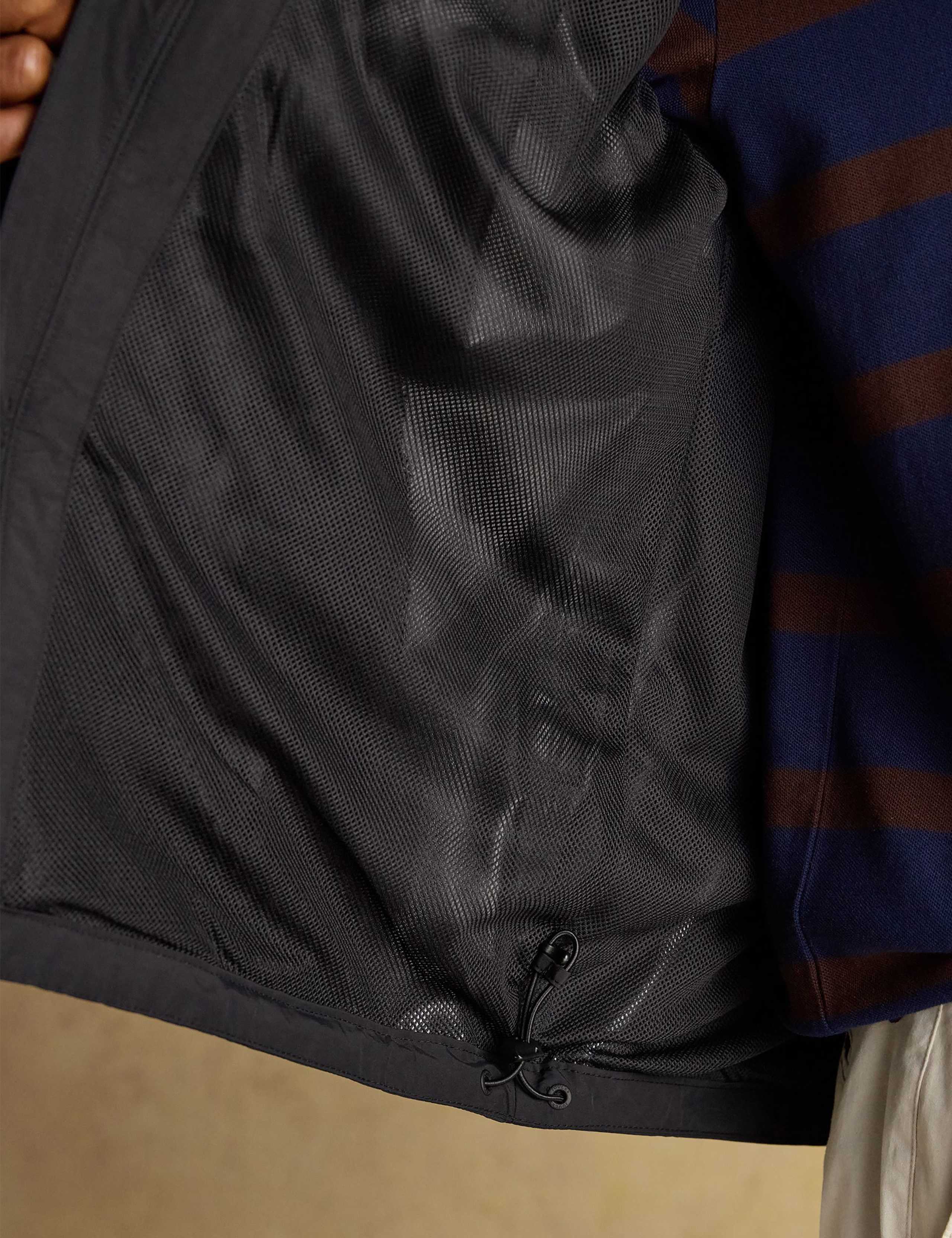 Cotton Blend Lightweight Hooded Raincoat 7 of 10