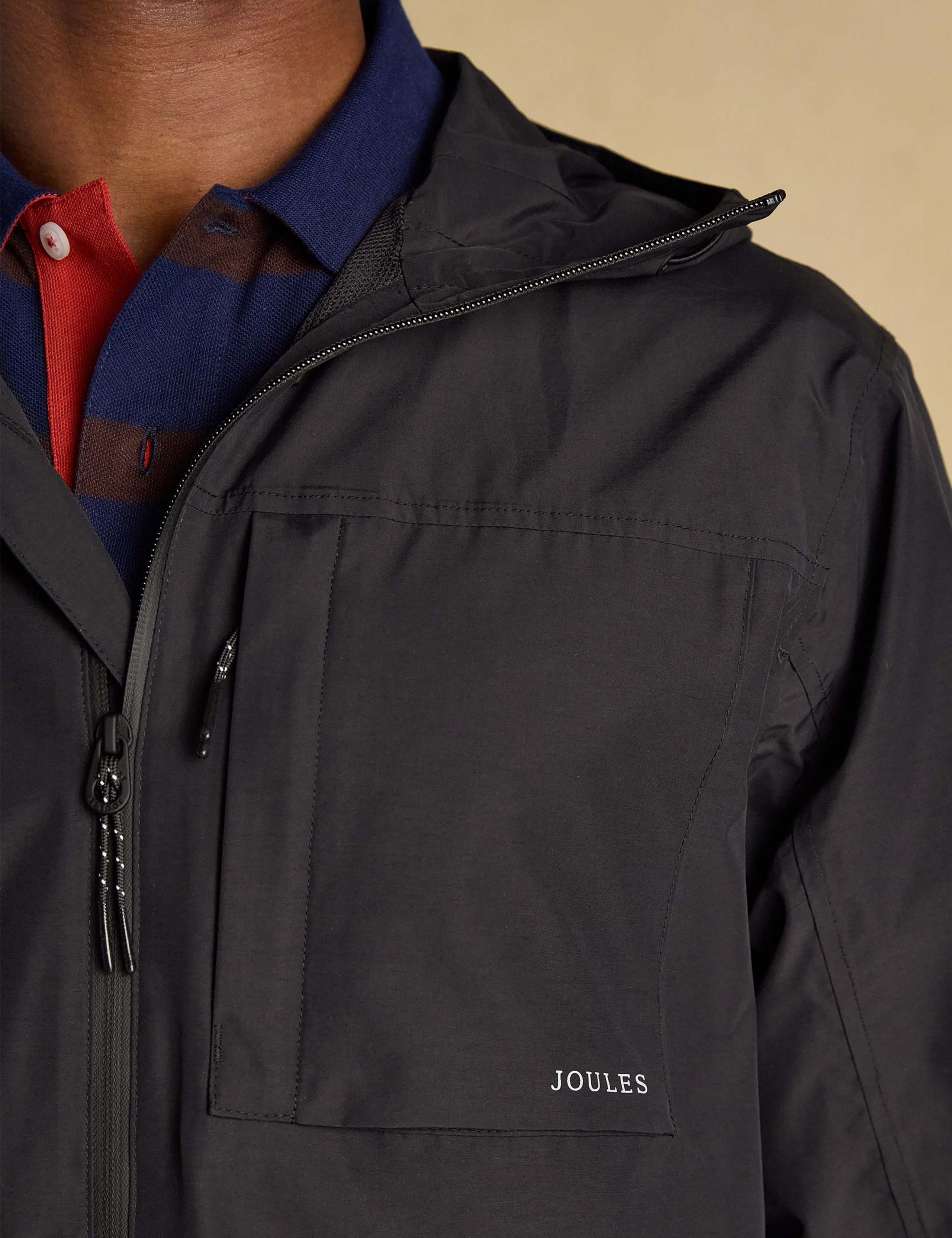 Cotton Blend Lightweight Hooded Raincoat 10 of 10