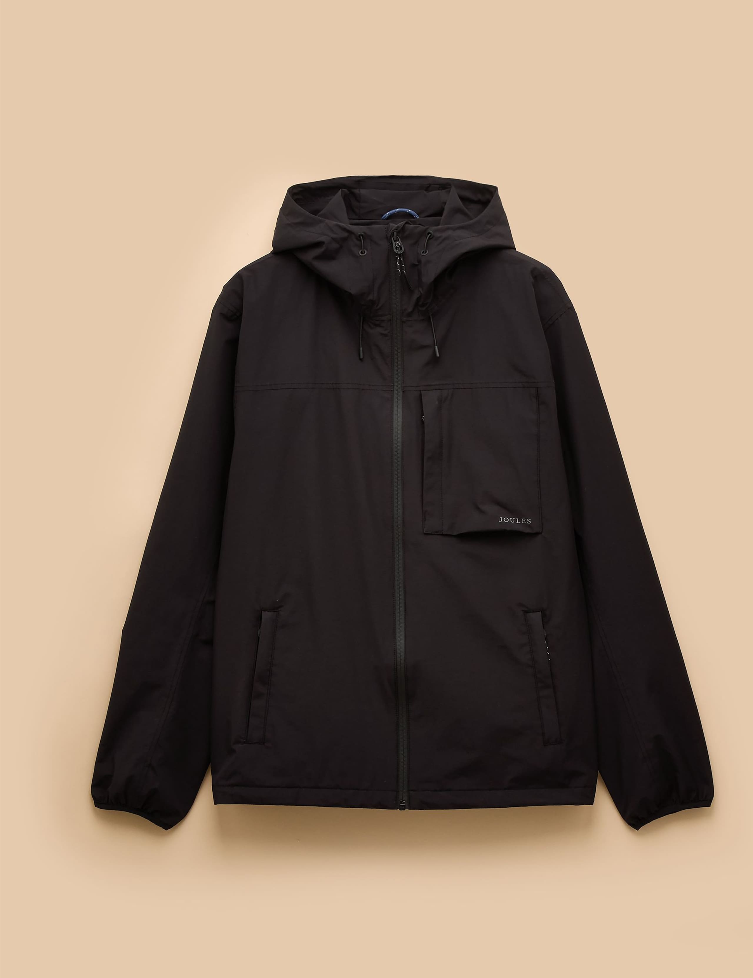 Cotton Blend Lightweight Hooded Raincoat 2 of 10