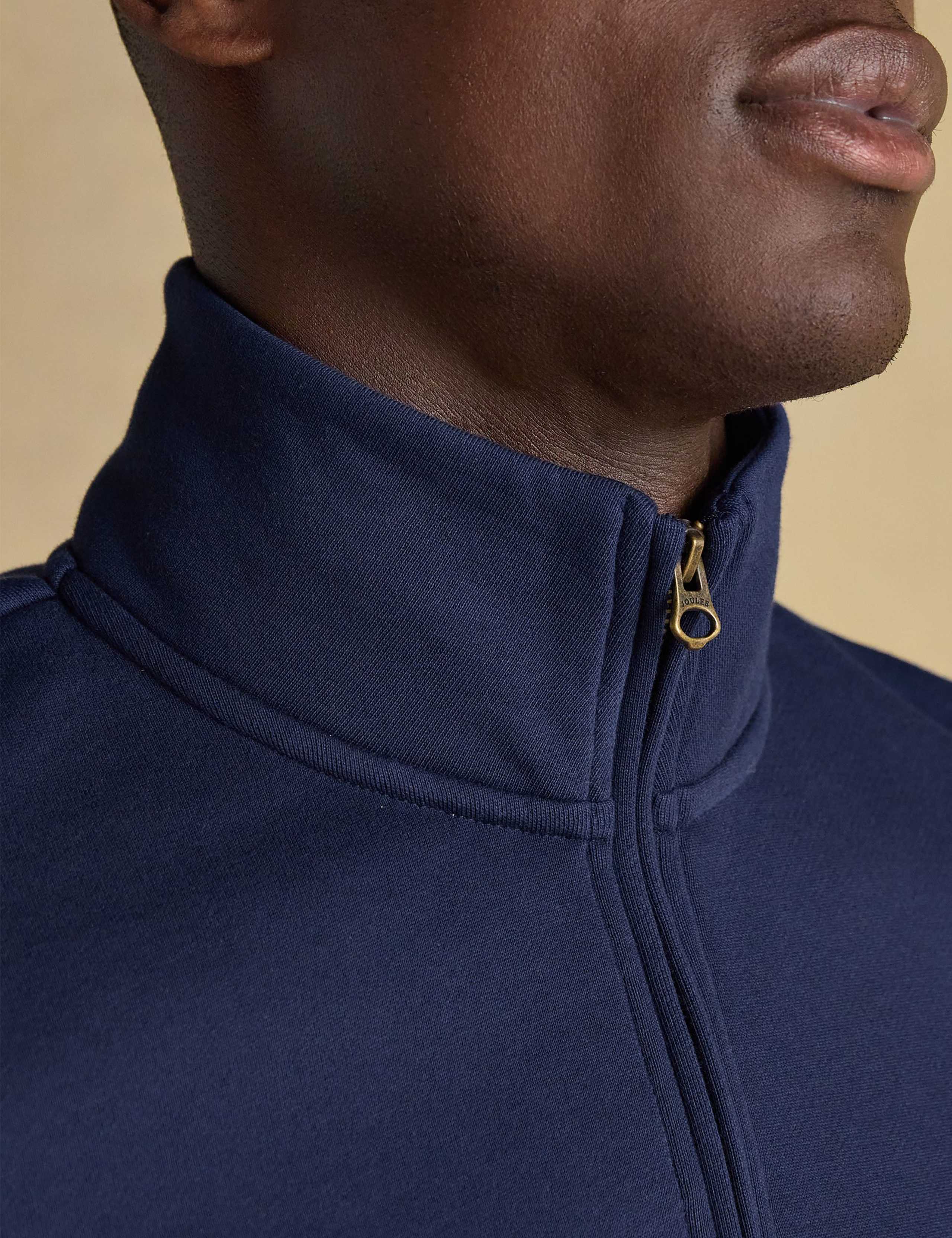 Cotton Rich Quarter Zip Sweatshirt 2 of 3