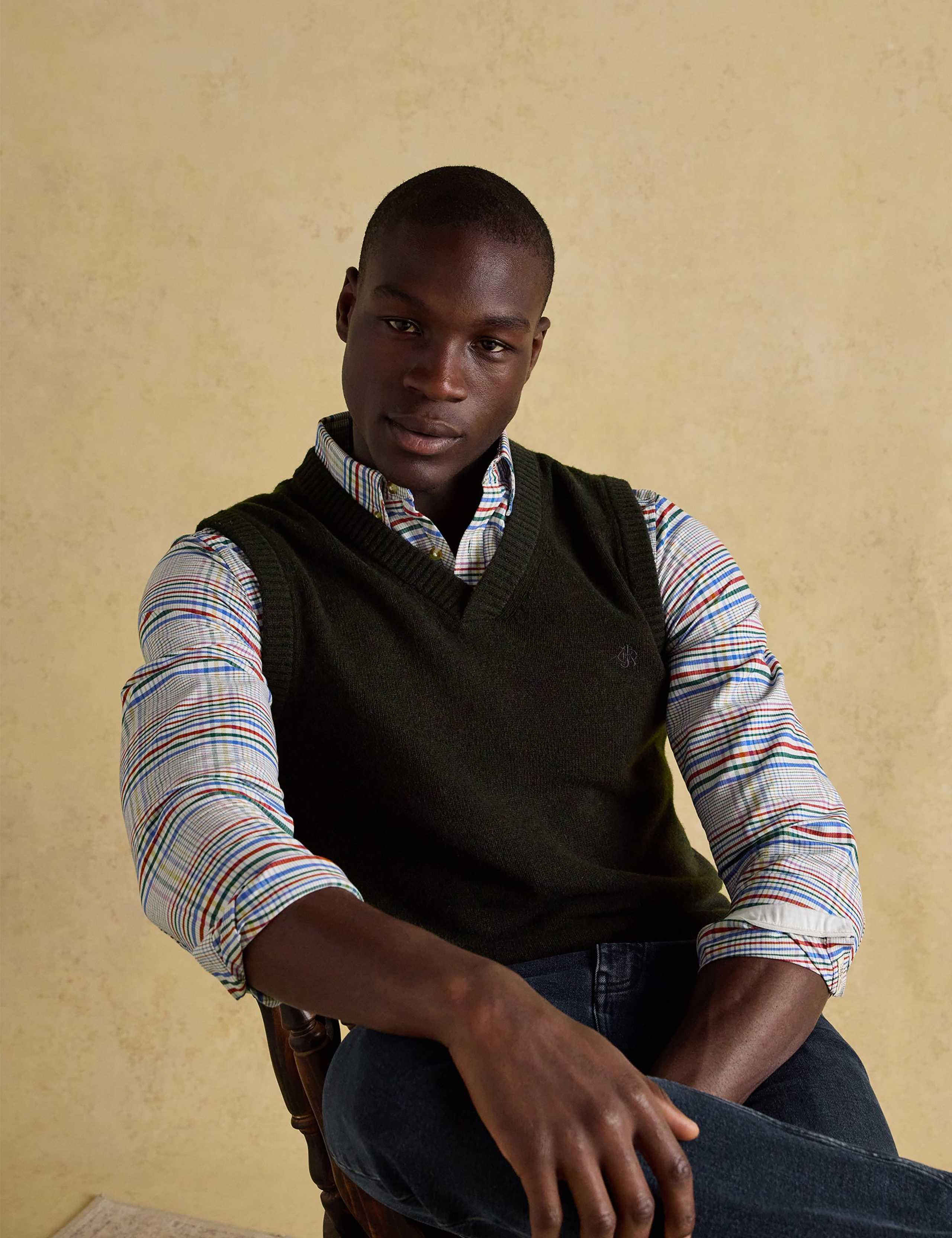 Wool Rich Knitted Vest 4 of 9