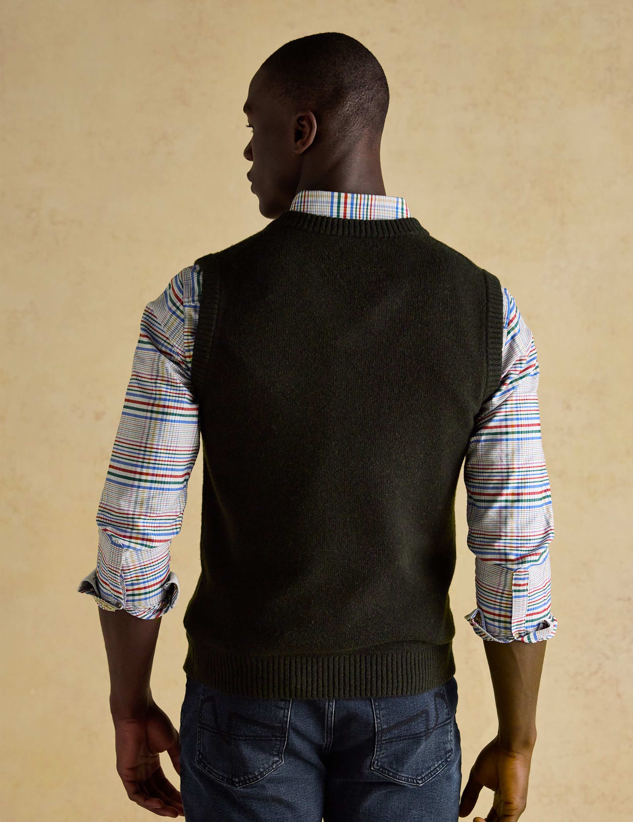 Wool Rich Knitted Vest 5 of 9