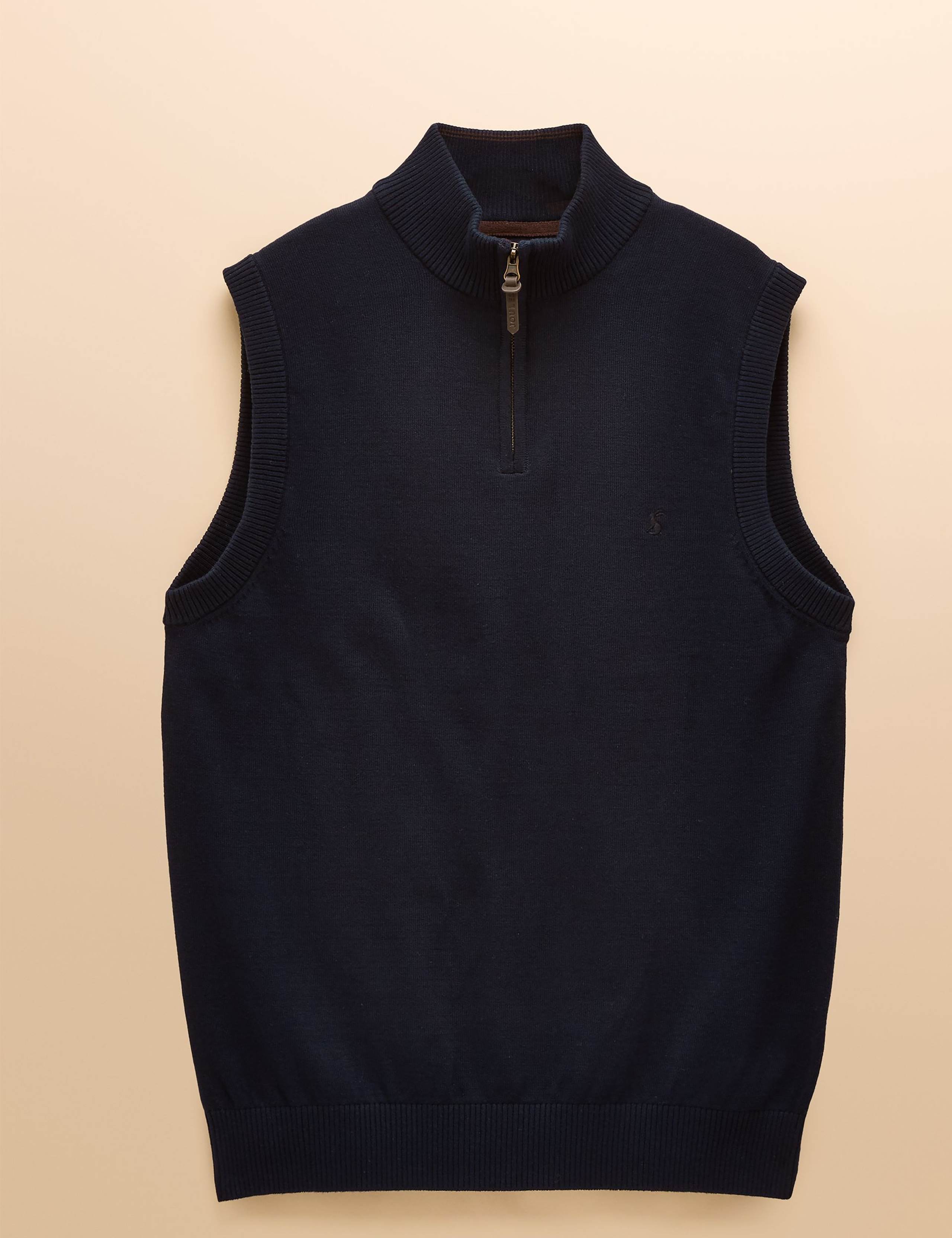 Pure Cotton Quarter Zip Tank Top 2 of 7