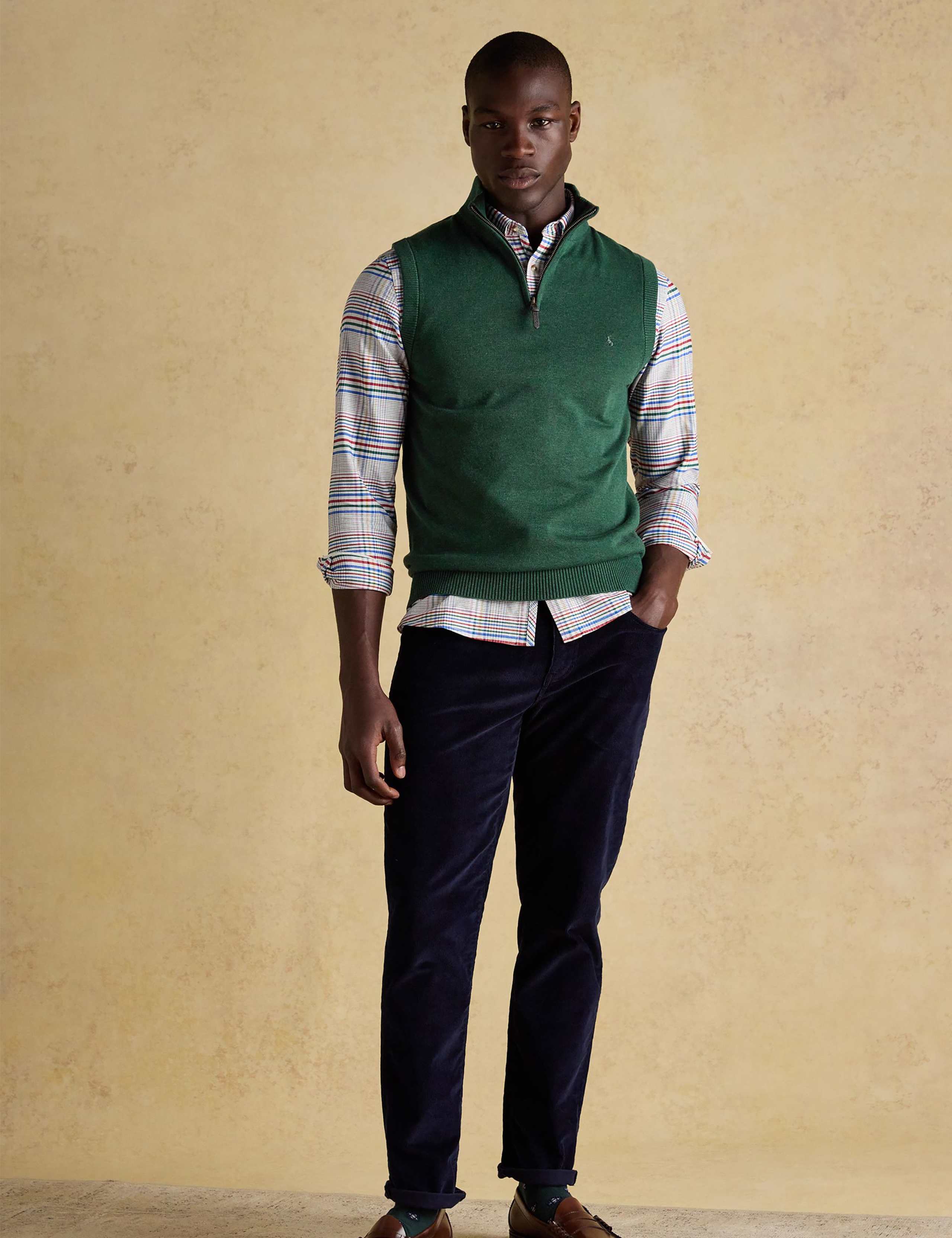 Pure Cotton Quarter Zip Tank Top 3 of 7
