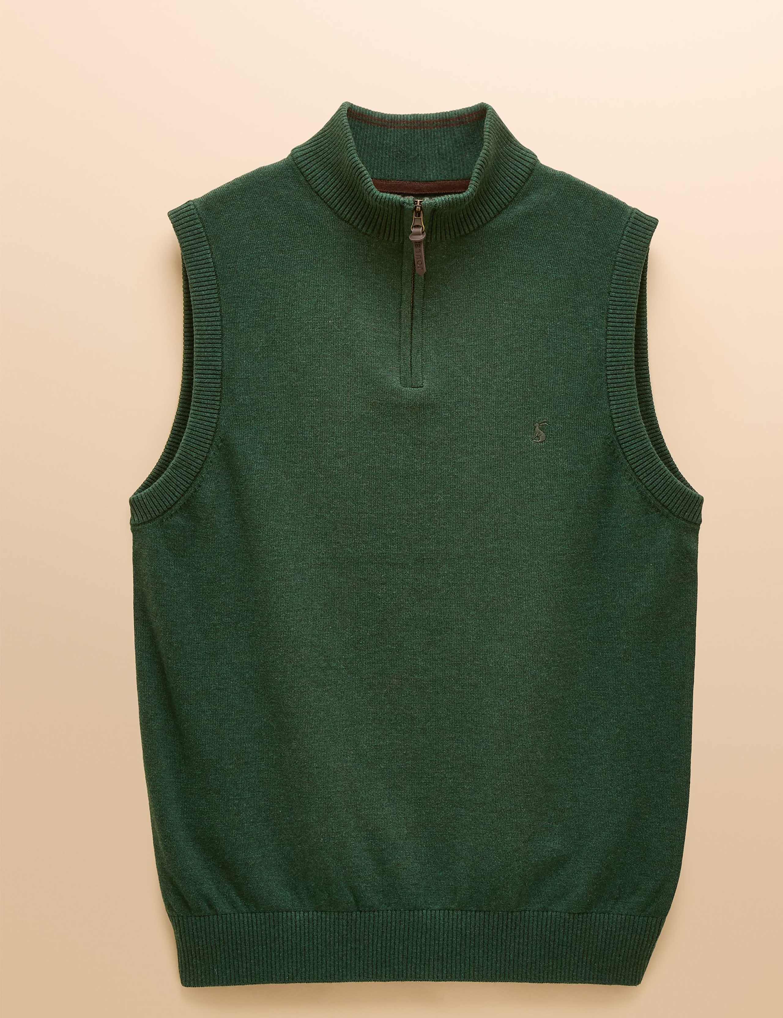 Pure Cotton Quarter Zip Tank Top 2 of 7