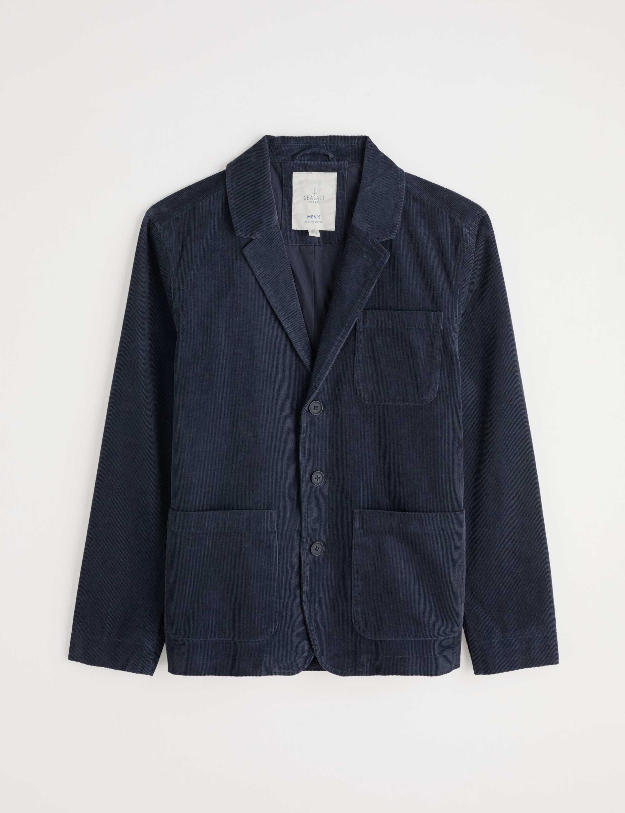 Relaxed Fit Pure Cotton Textured Blazer 2 of 5