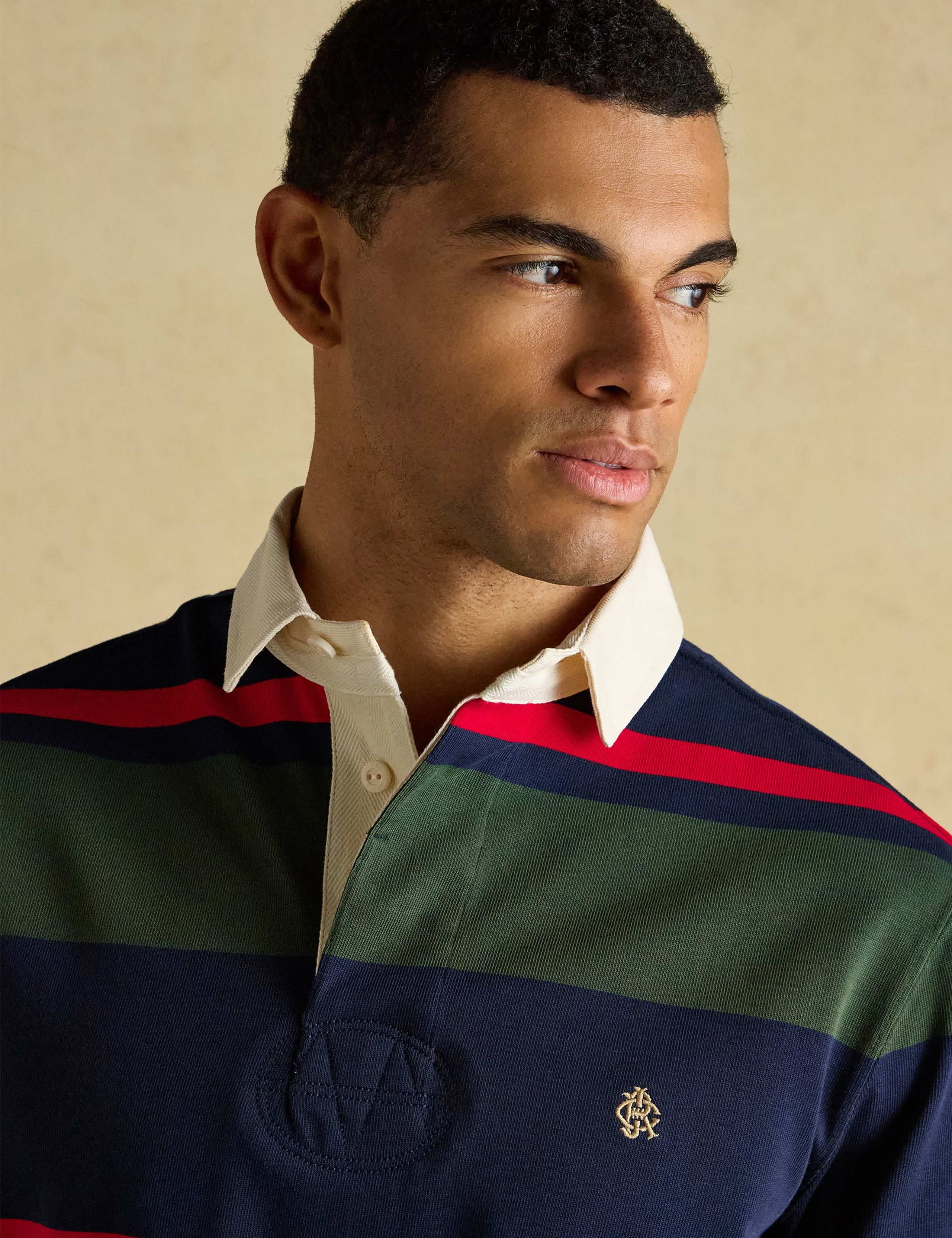 Pure Cotton Striped Rugby Shirt 5 of 9