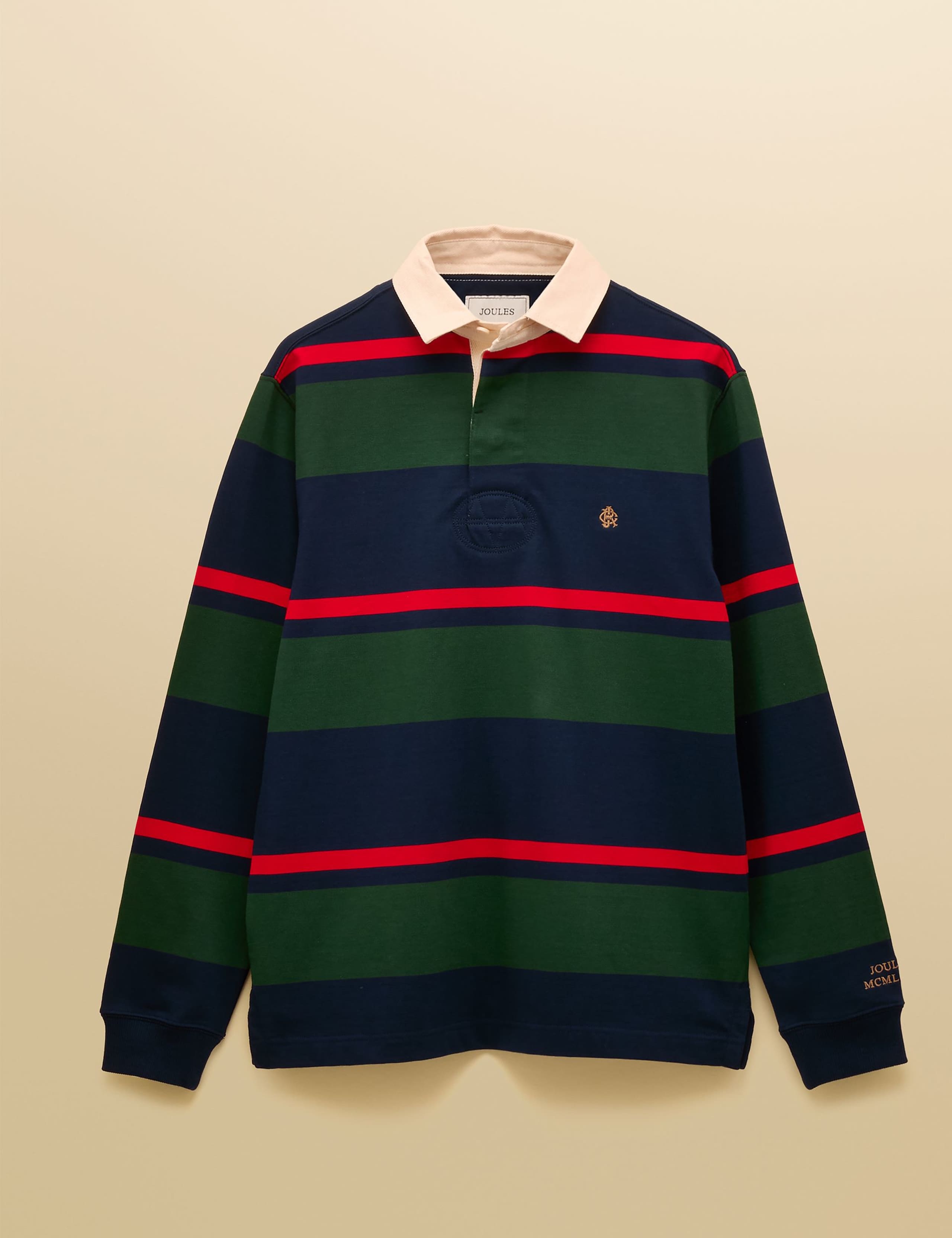 Pure Cotton Striped Rugby Shirt 2 of 9