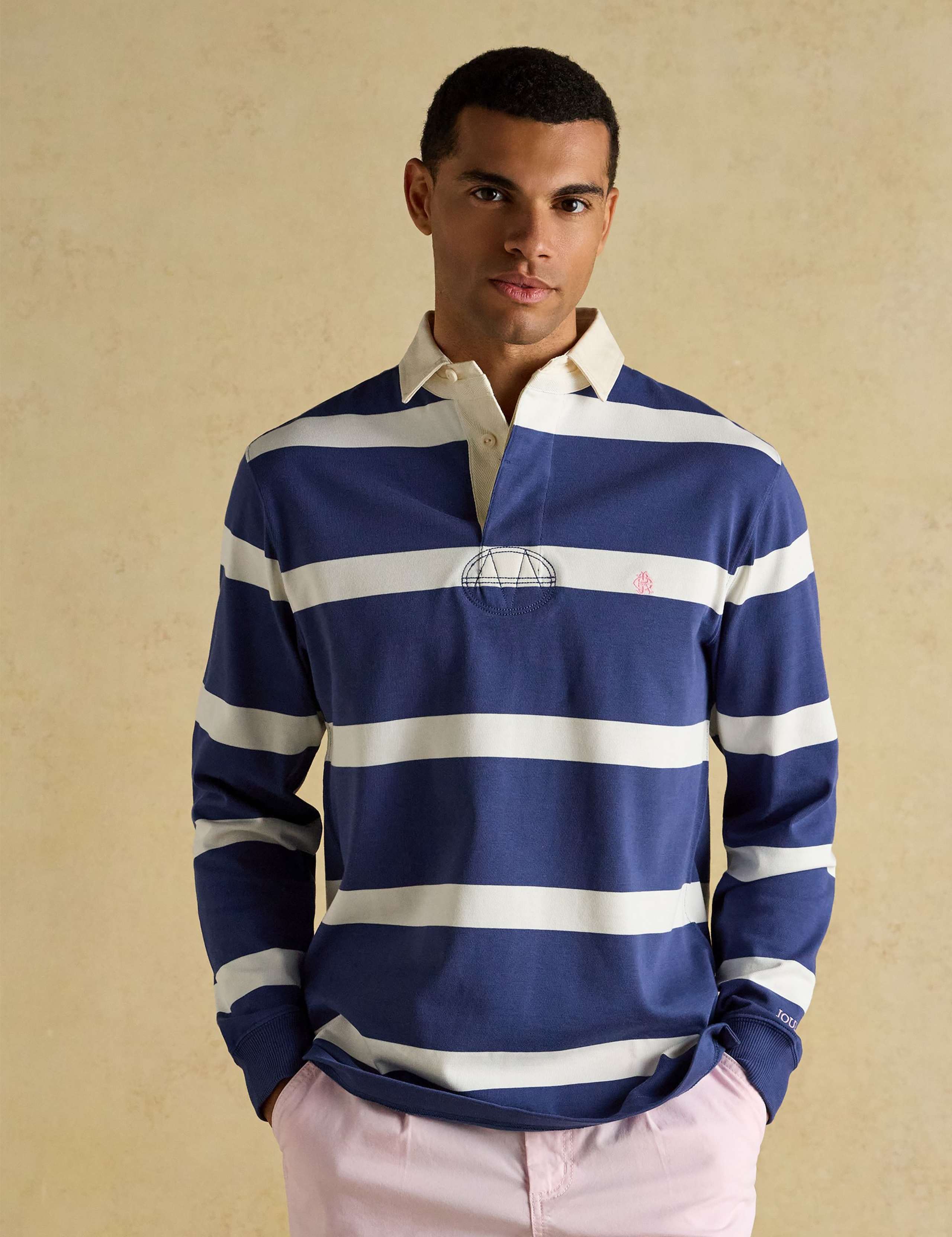Pure Cotton Striped Rugby Shirt 1 of 5