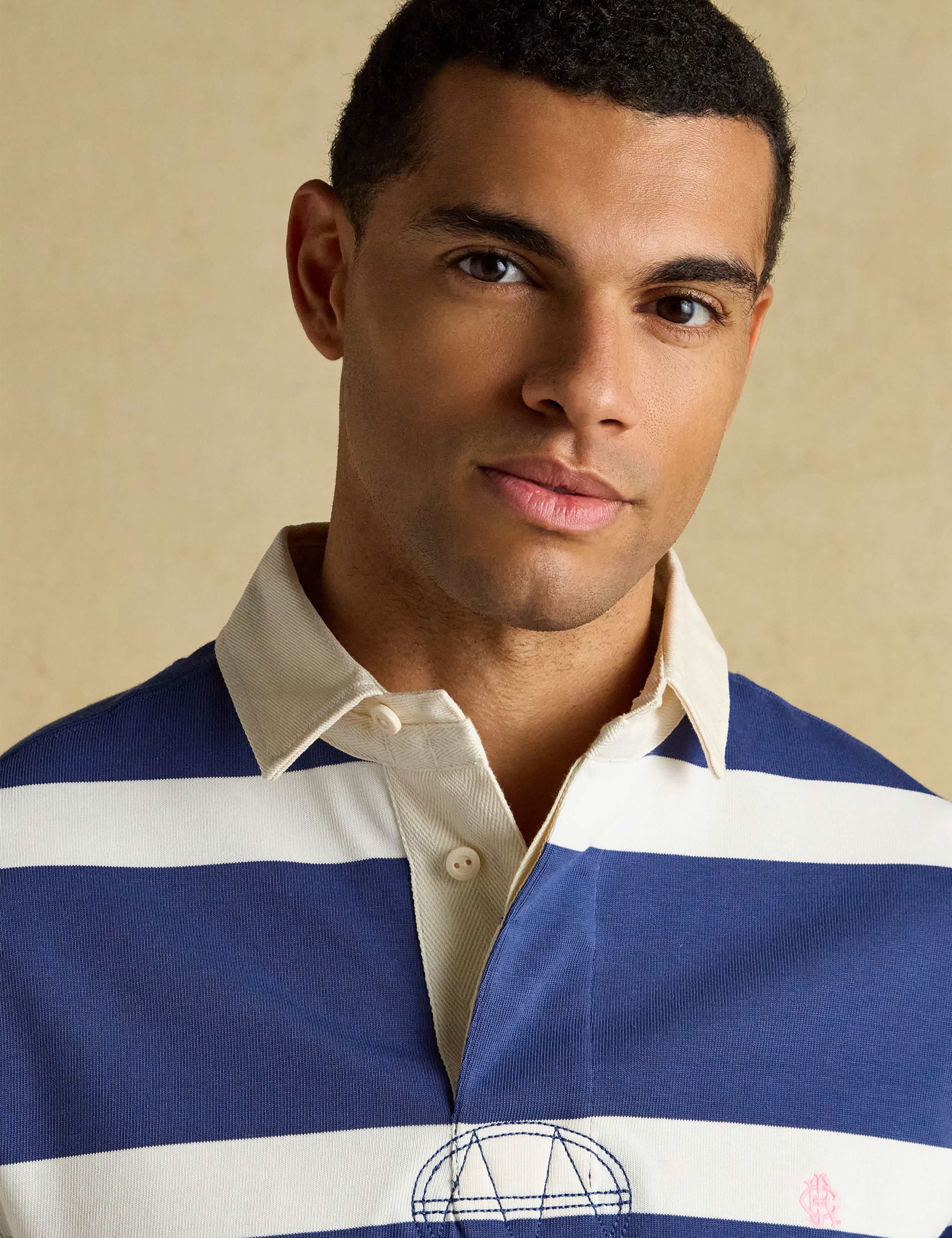 Pure Cotton Striped Rugby Shirt 4 of 5