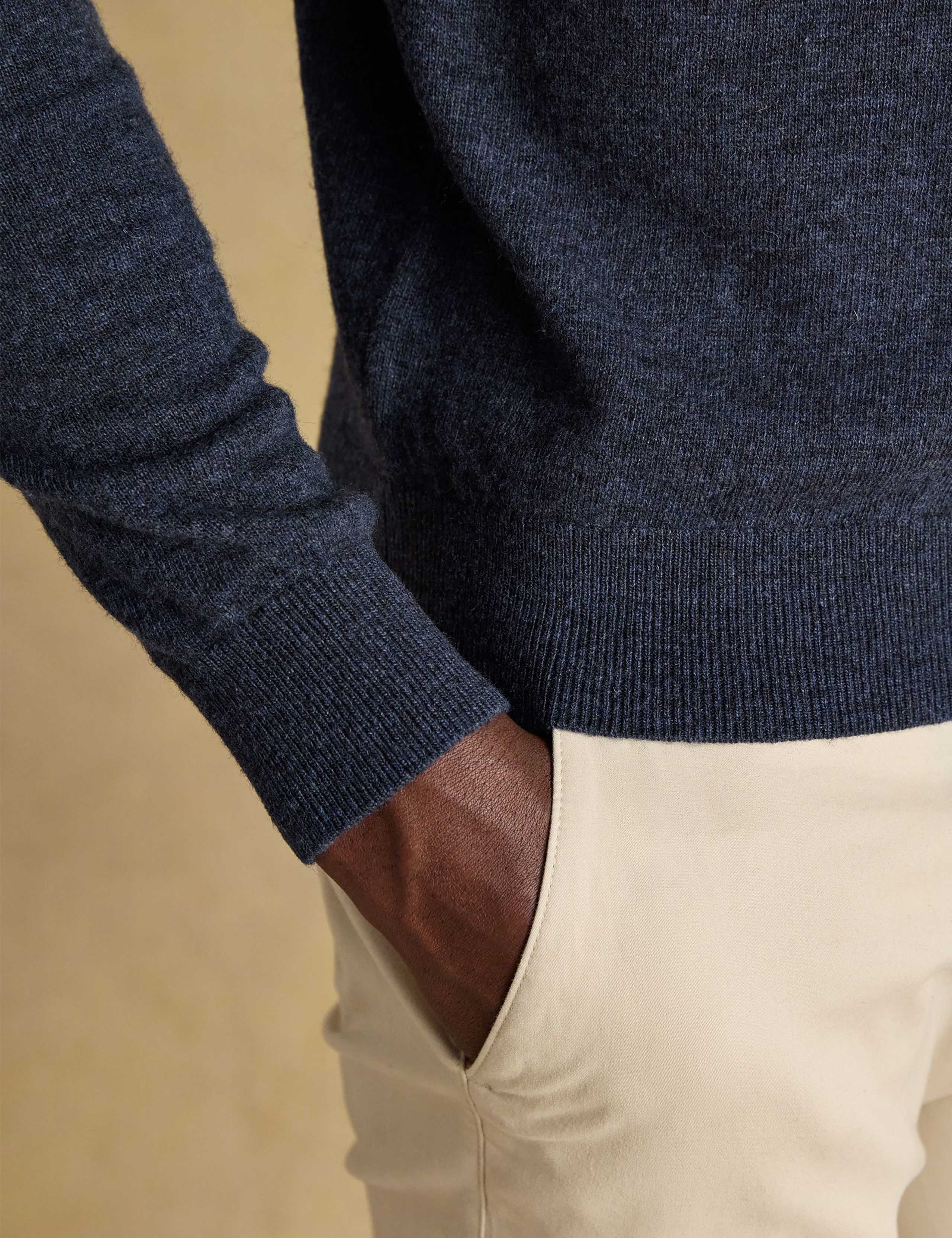 Wool Rich Knitted Polo Shirt 8 of 9