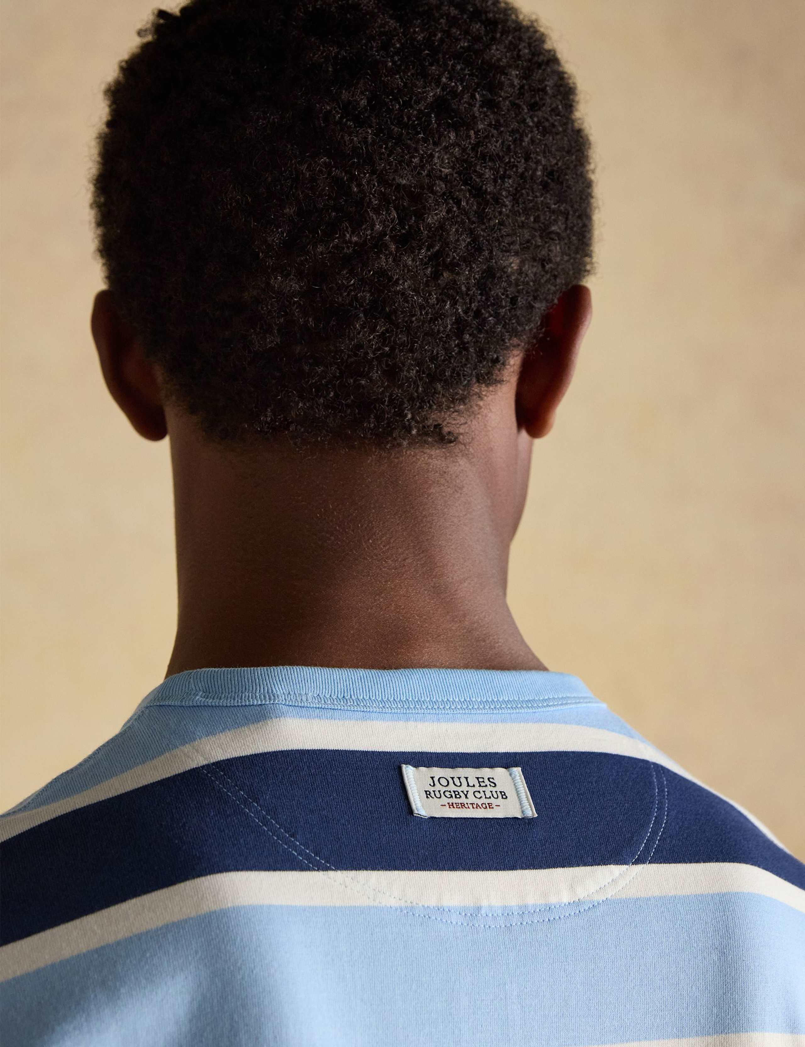 Pure Cotton Striped Crew Neck T-Shirt 9 of 10