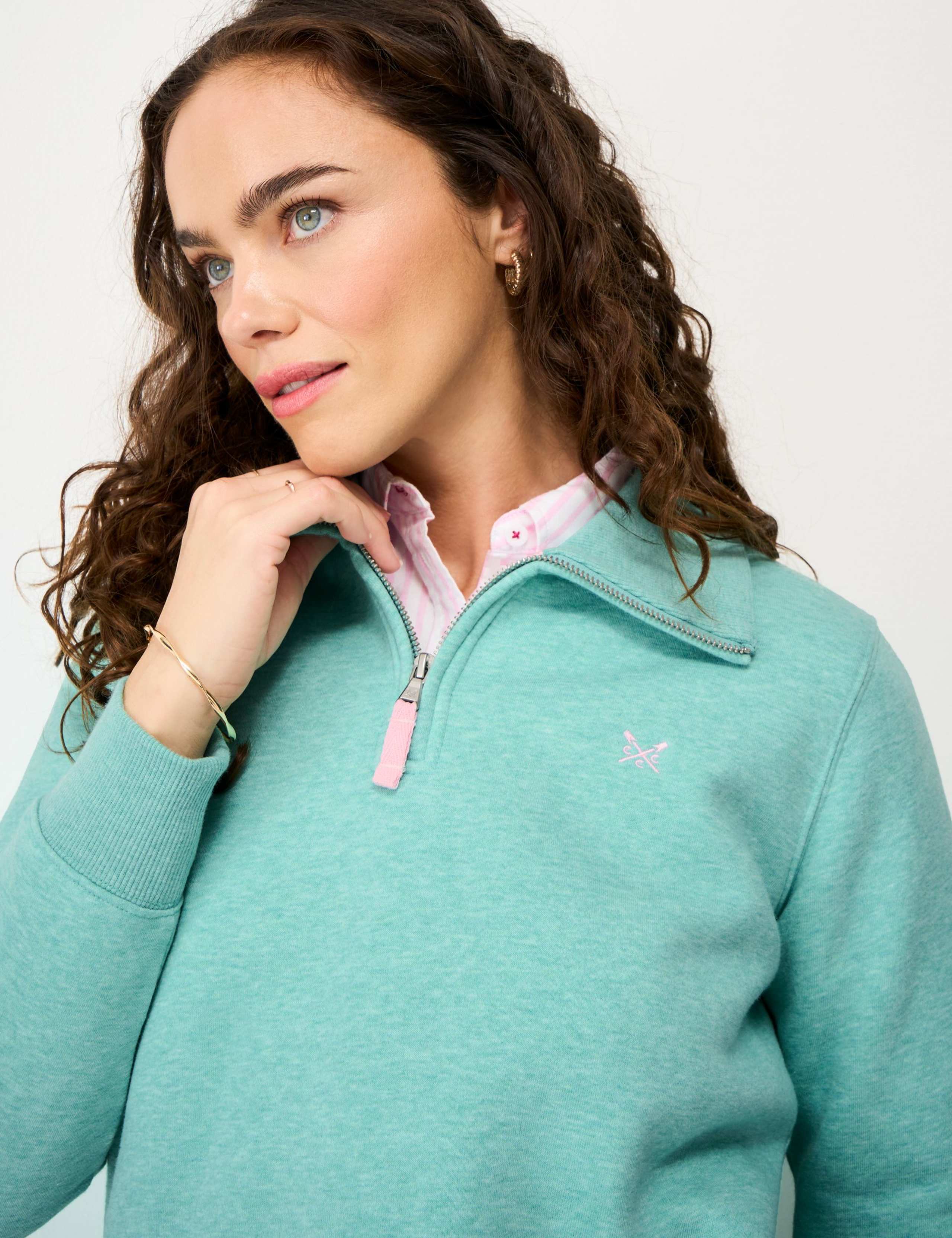 Cotton Rich Half Zip Sweatshirt 5 of 5