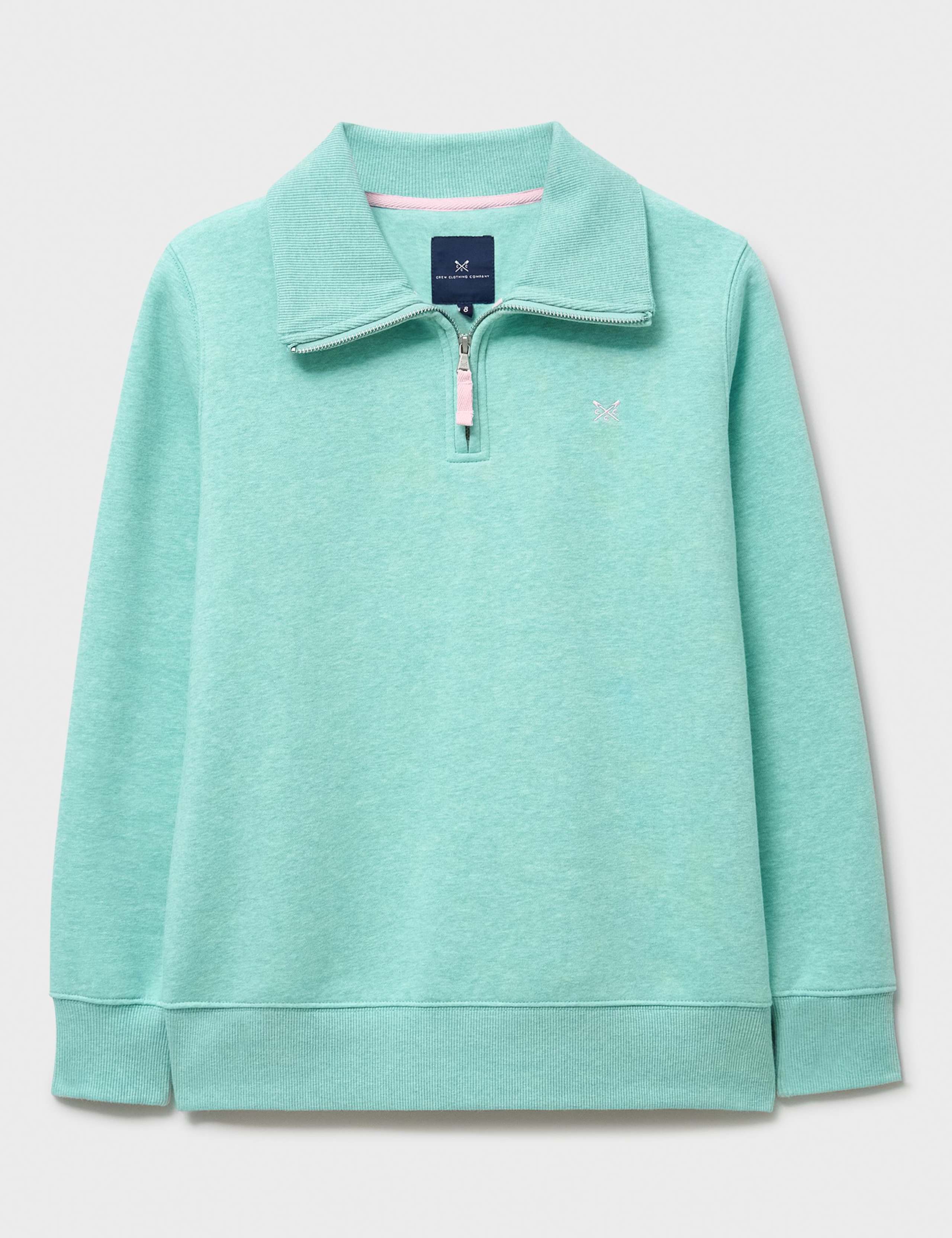 Cotton Rich Half Zip Sweatshirt 2 of 5